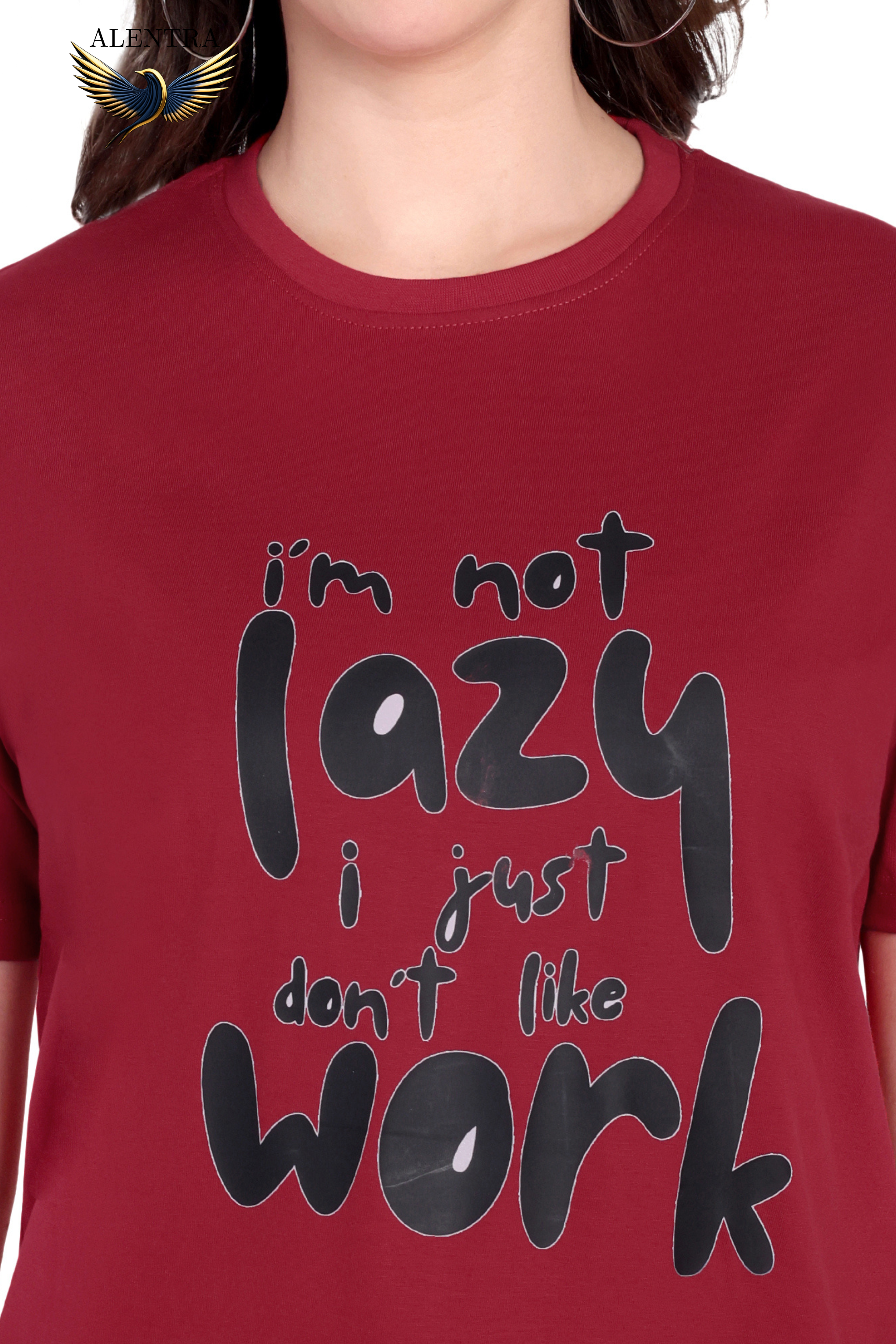 Lazy Quote Red T-shirt