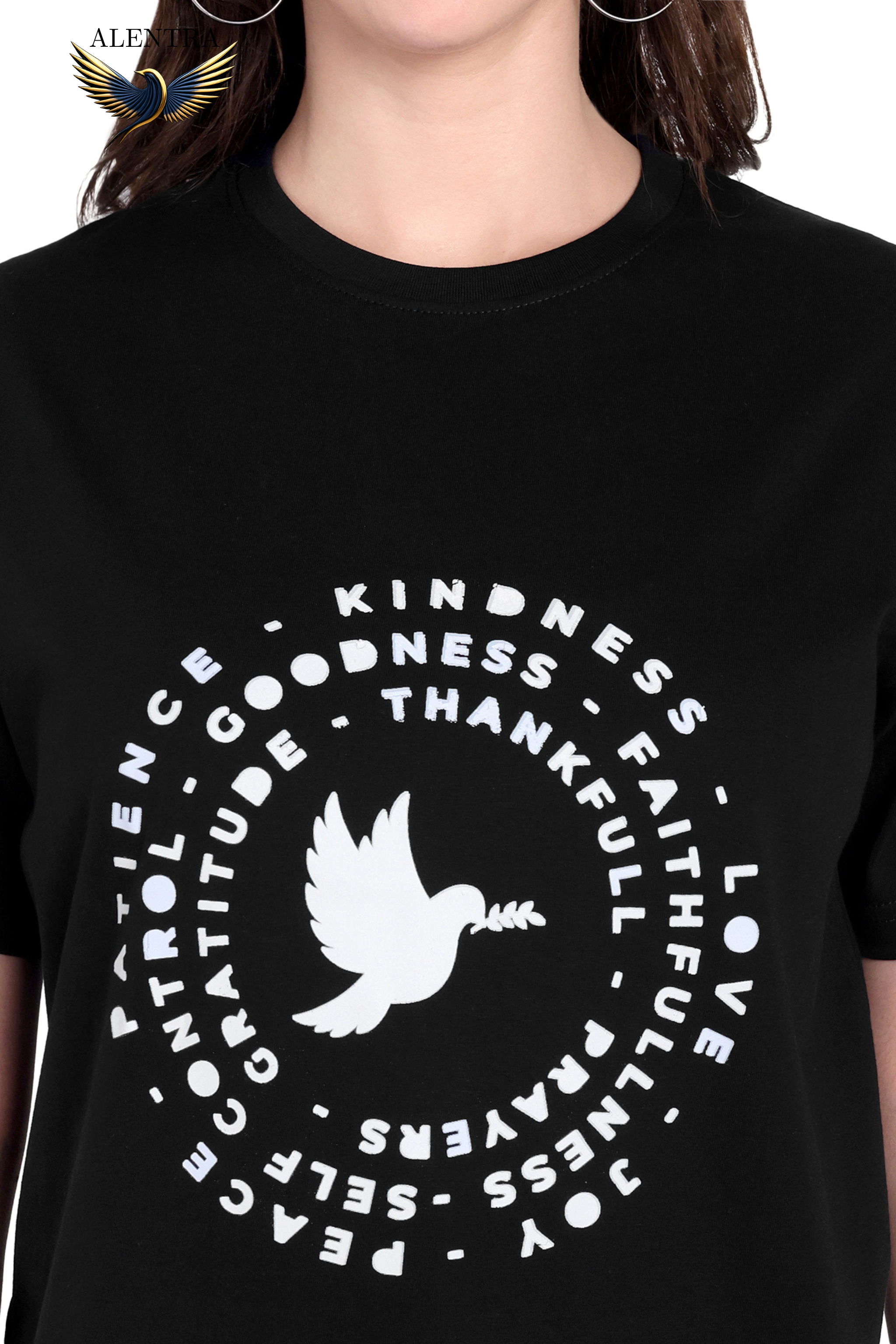 Peace Dove Printed T-Shirt