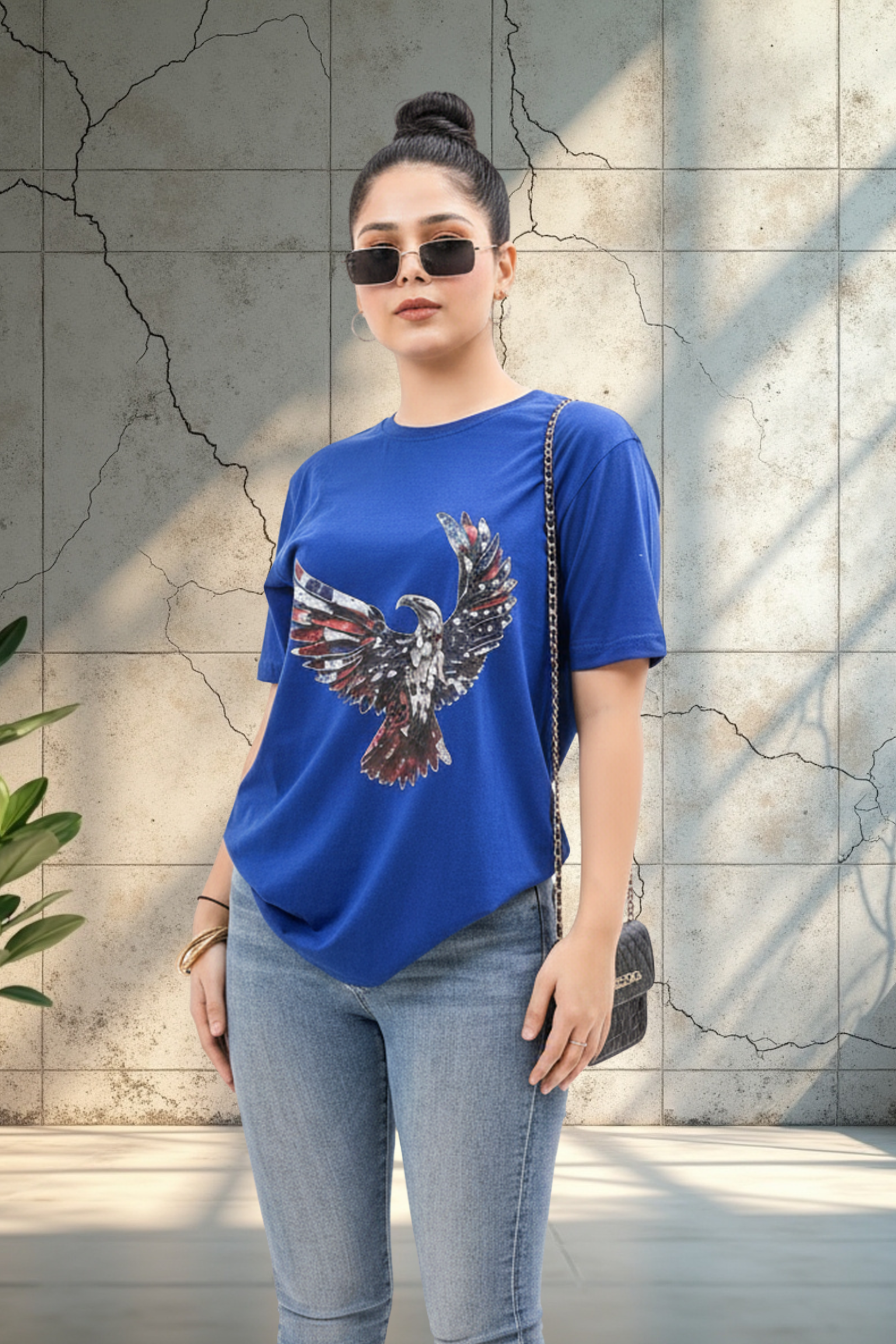 ALENTRA Women DTF High Quality pure cotton fashion t-shirts 