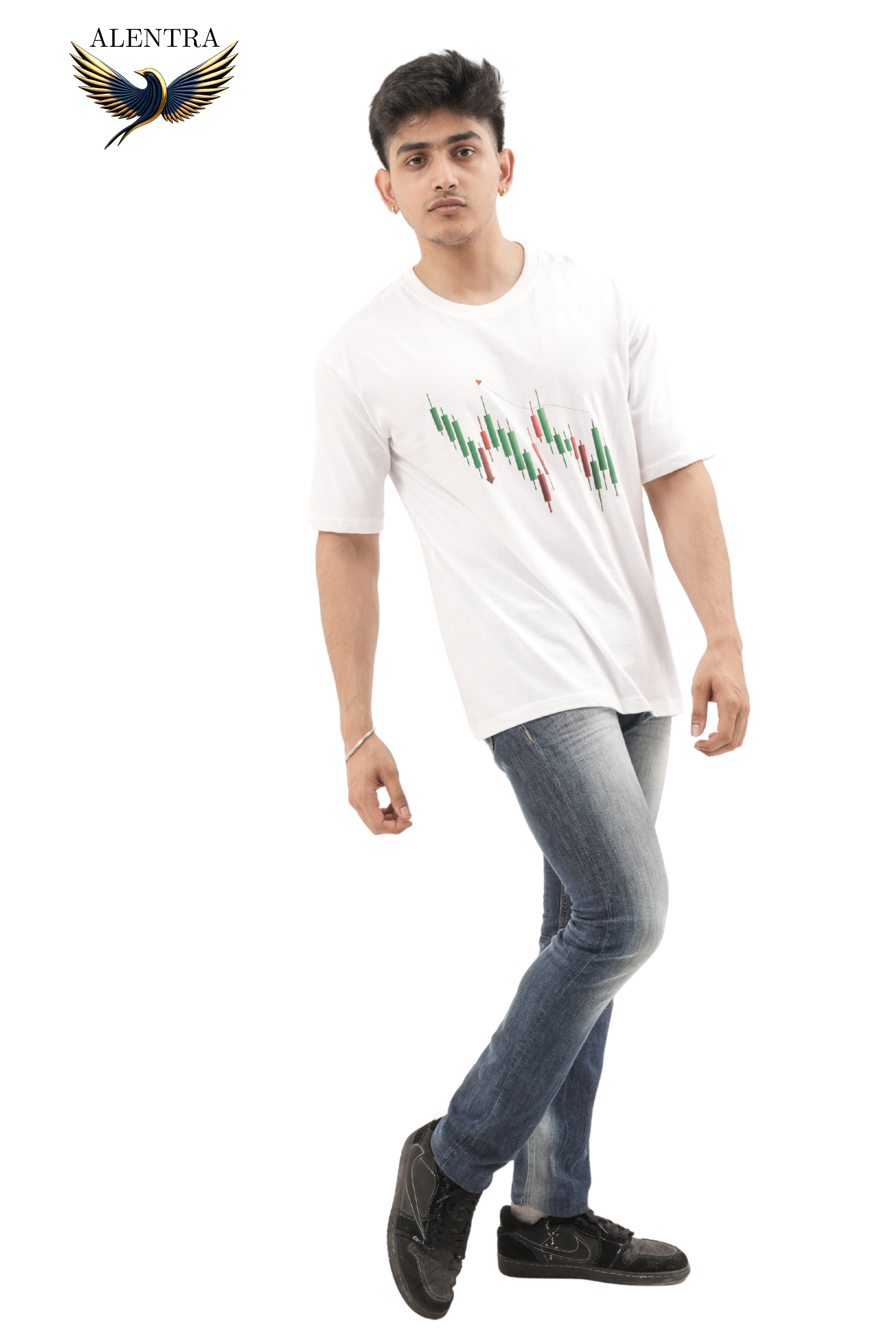 Trading Chart Graphic T-Shirt