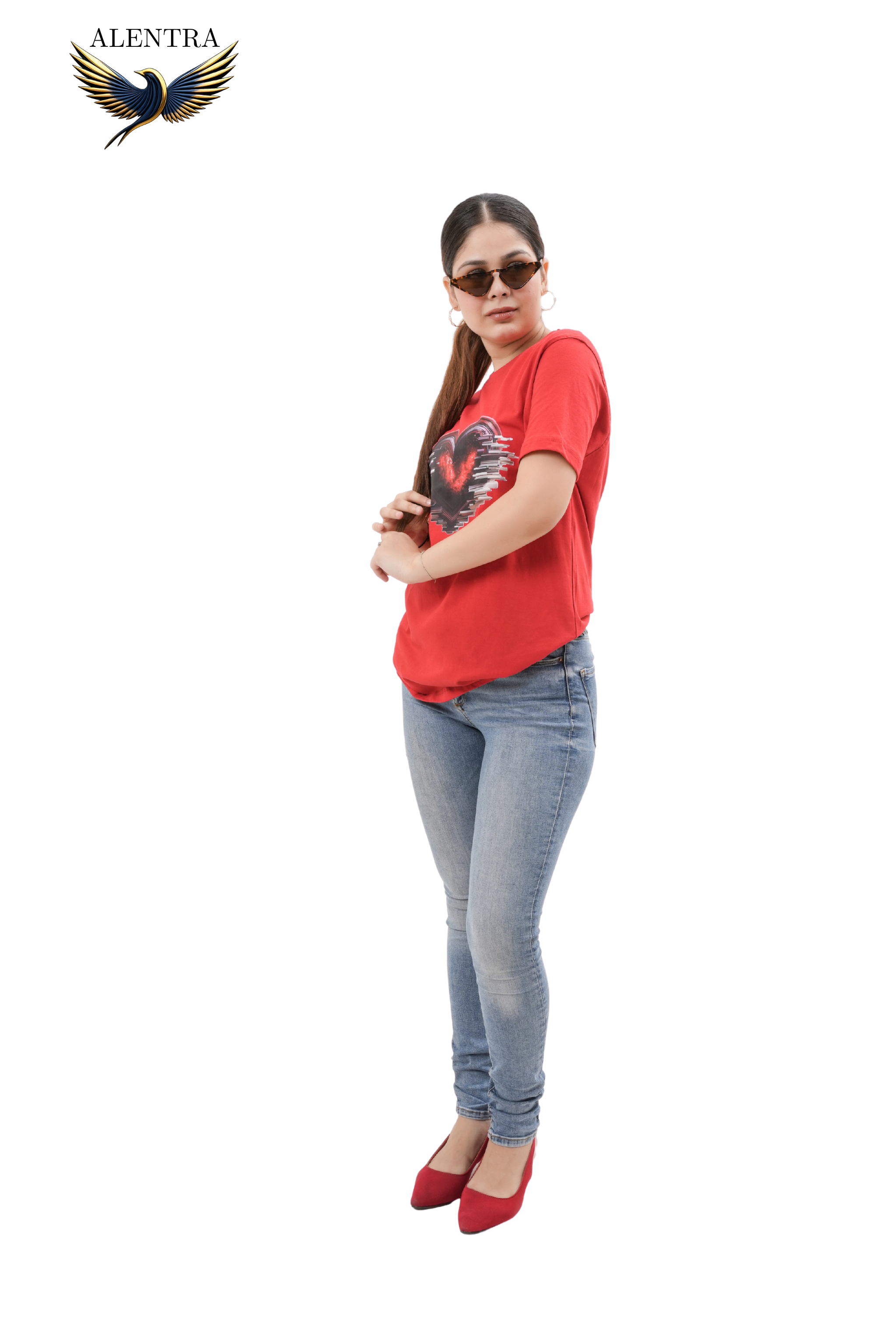 Red Heart Graphic T-Shirt