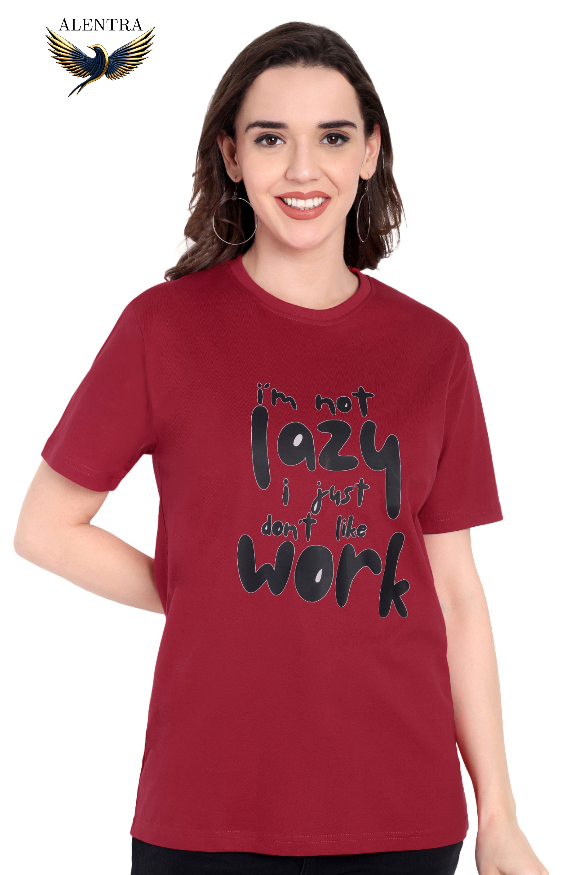 Lazy Quote Red T-shirt
