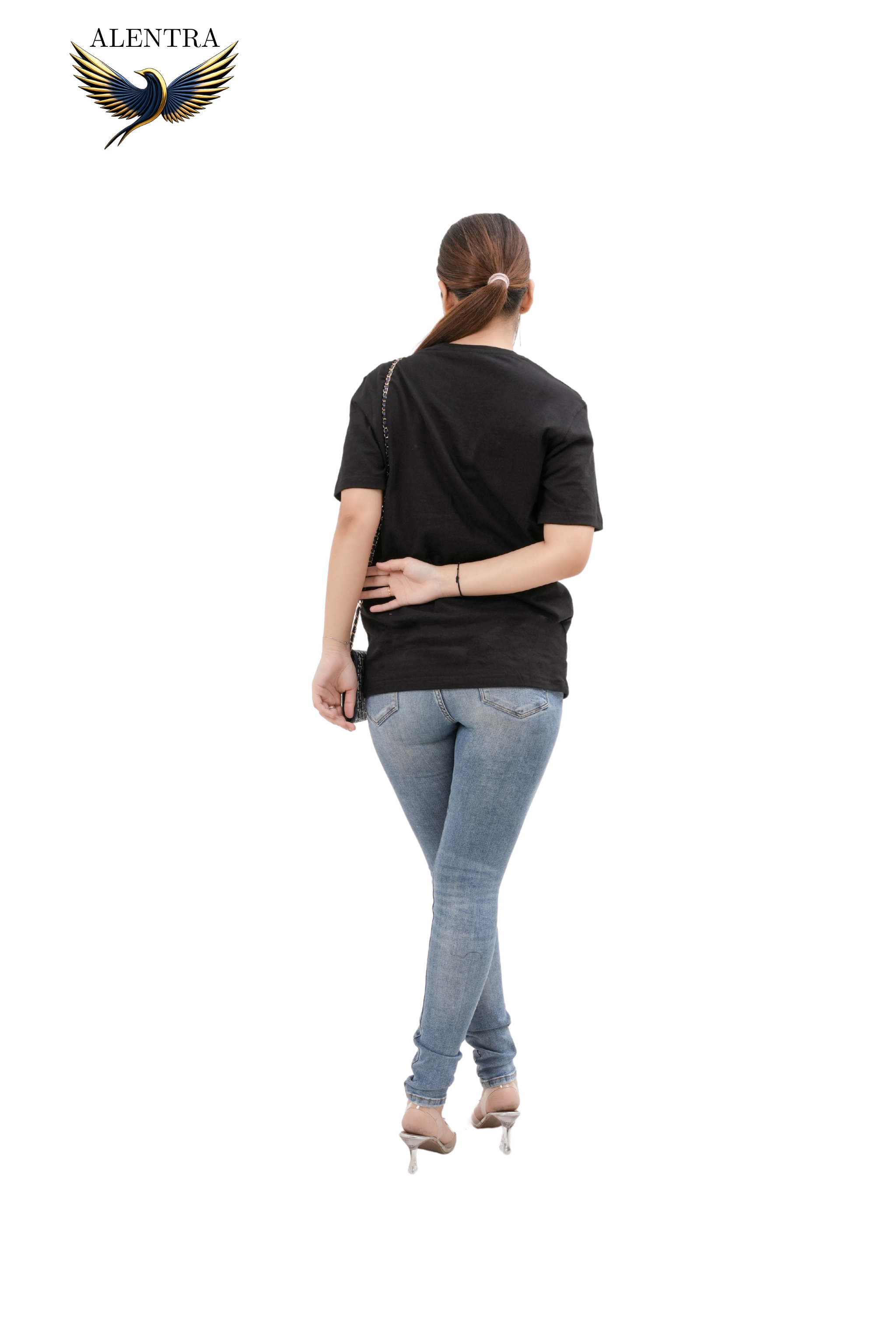 Heart Graphic Black T-Shirt