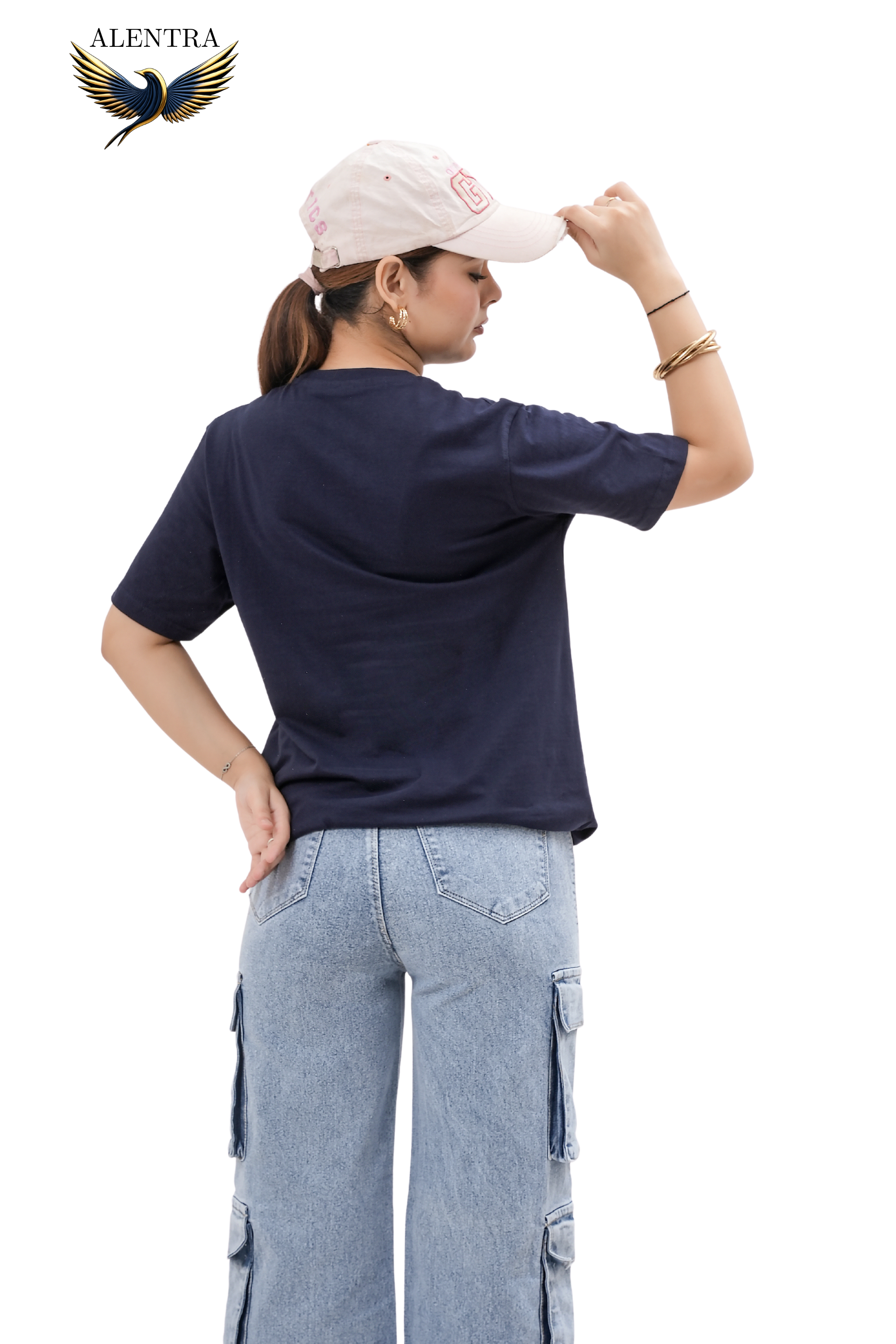 Graphic Heart Navy T-Shirt