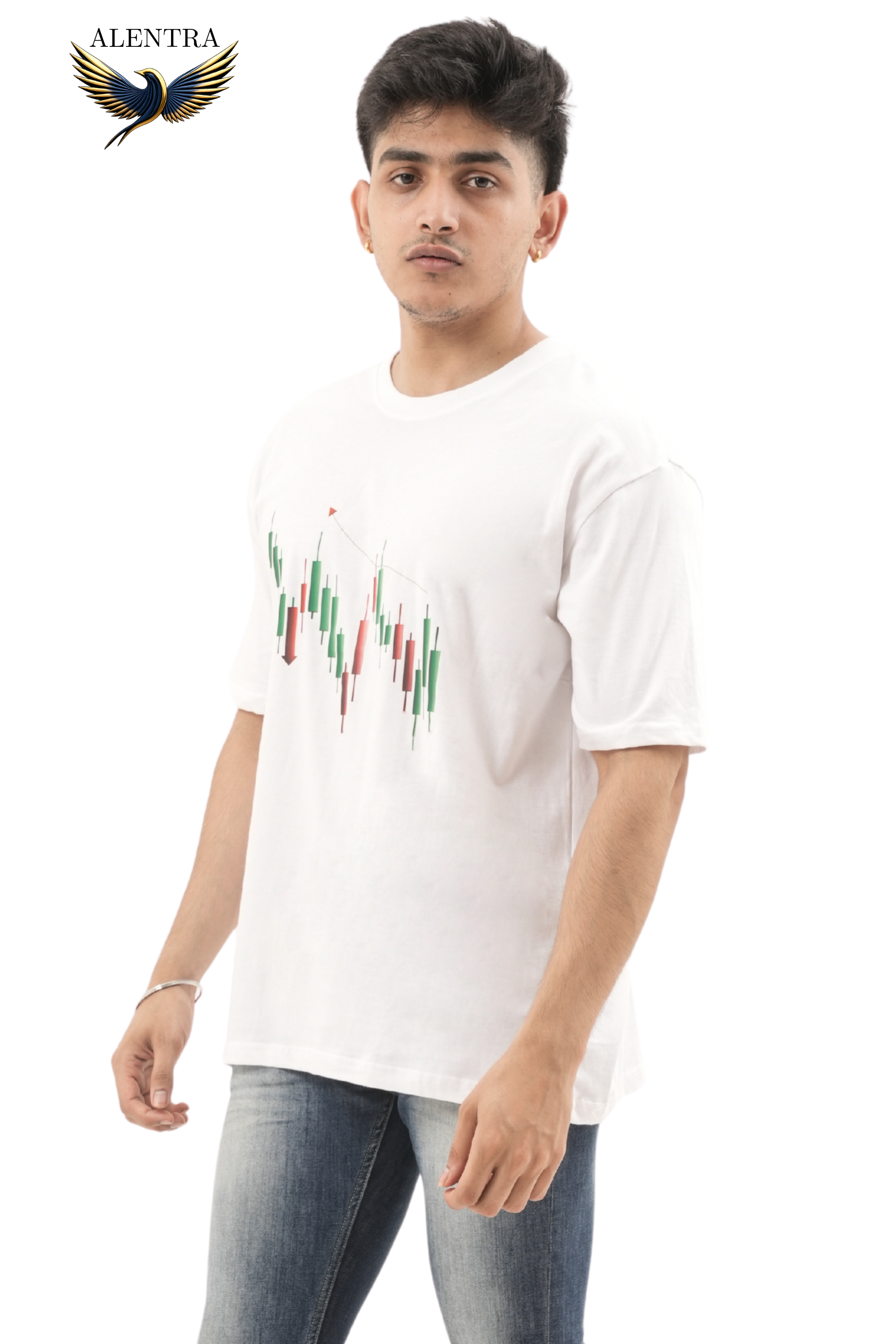 Trading Chart Graphic T-Shirt