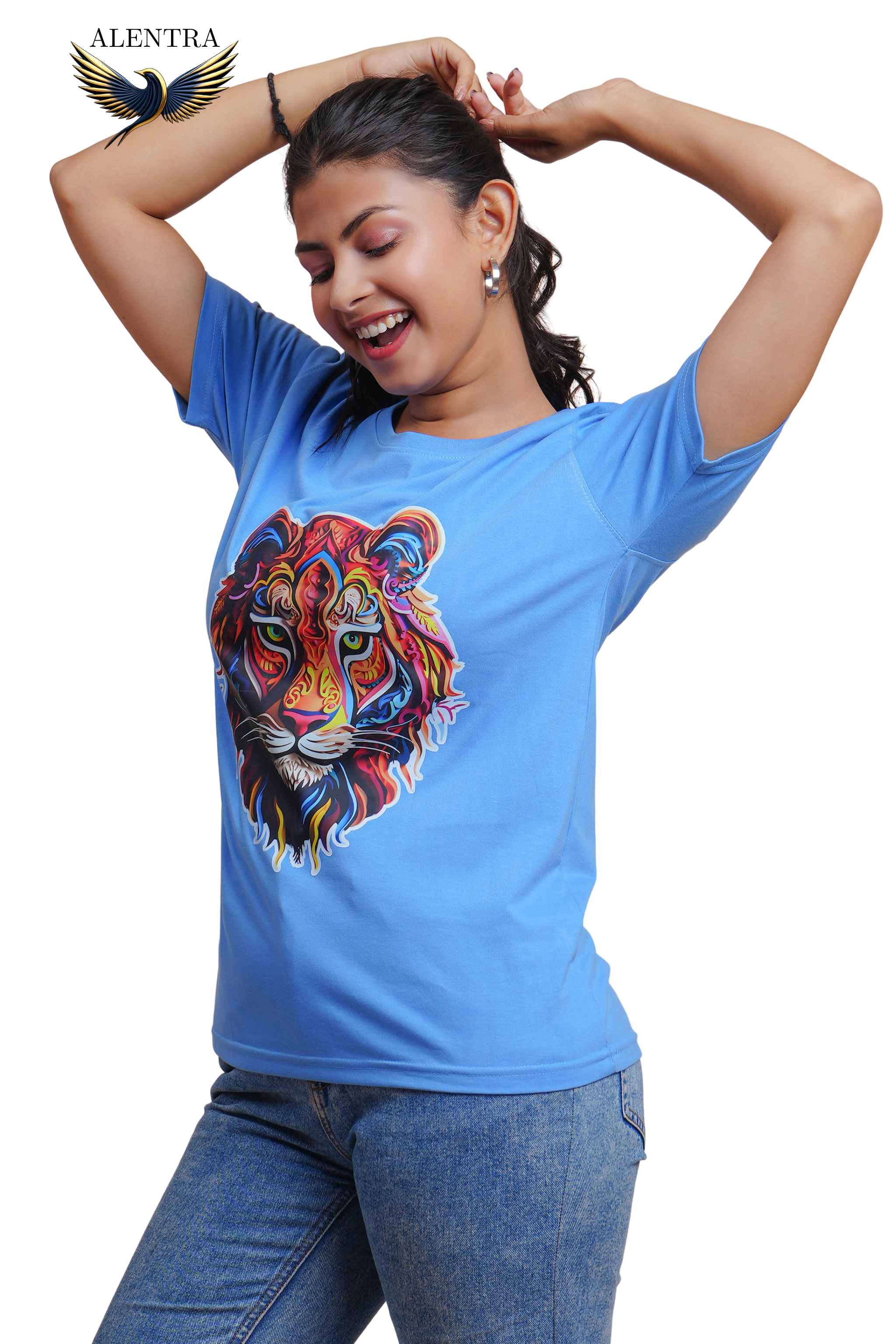 Blue Lion Graphic T-Shirt