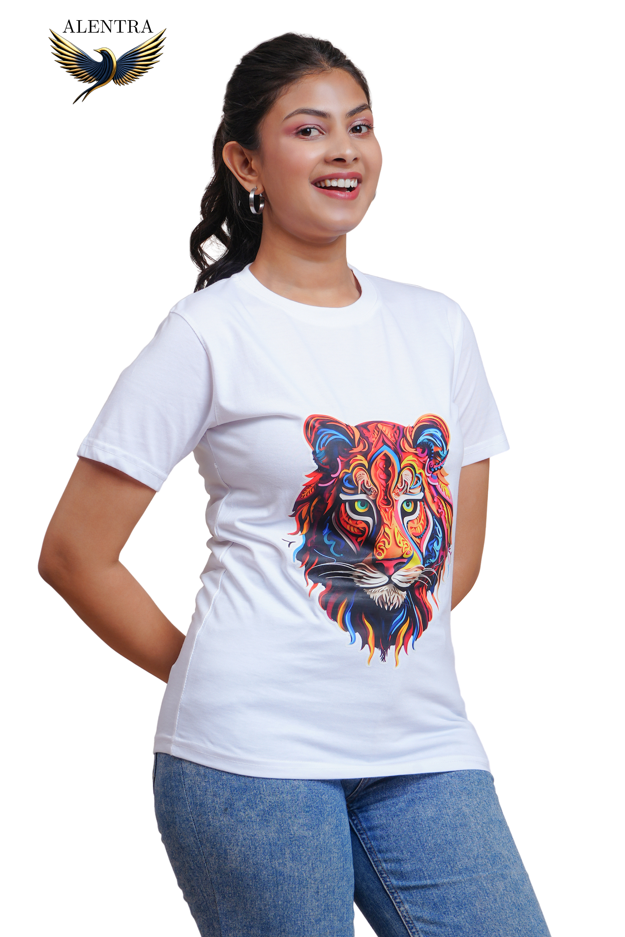 Tiger Art White T-Shirt