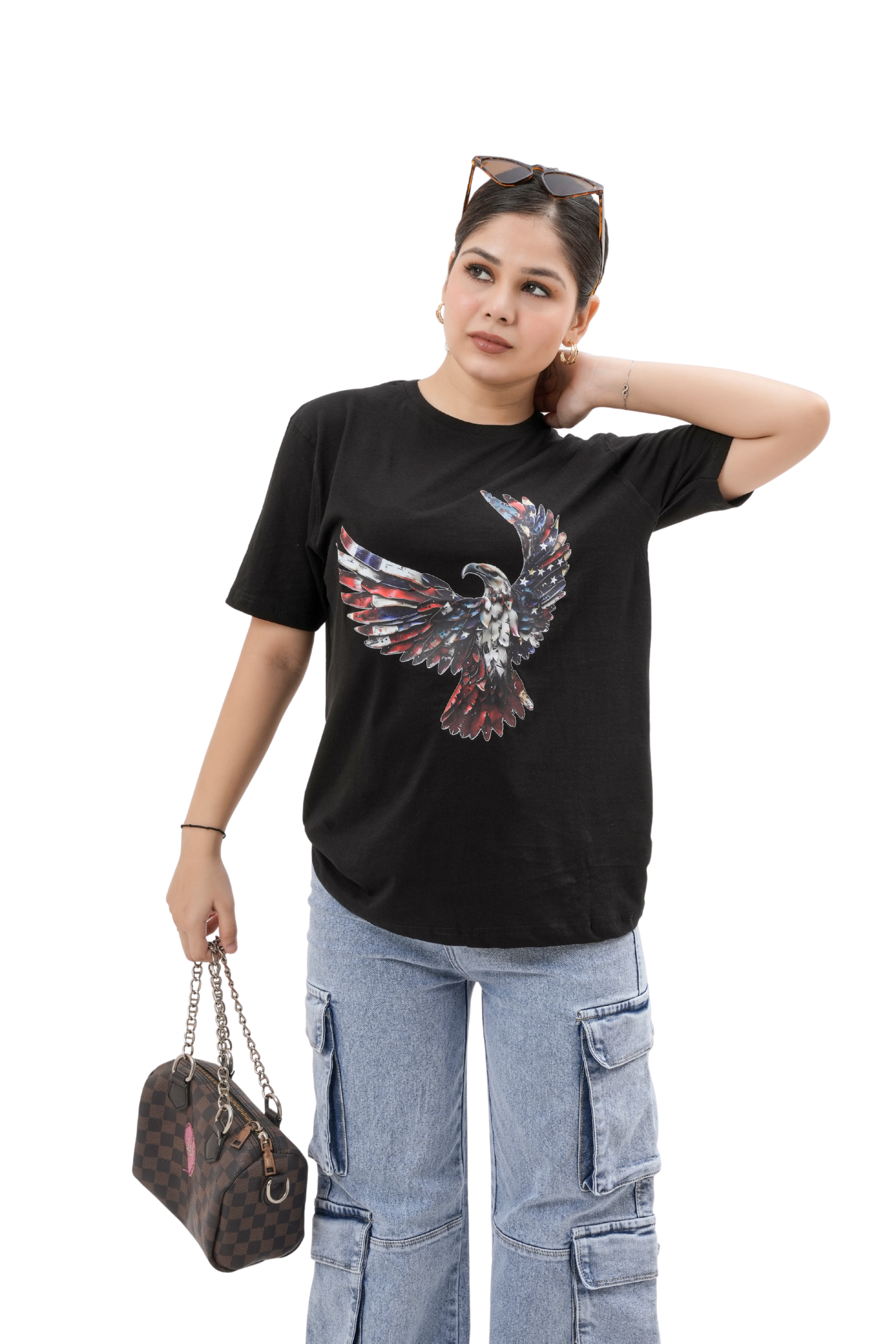 Graphic Eagle Black T-Shirt