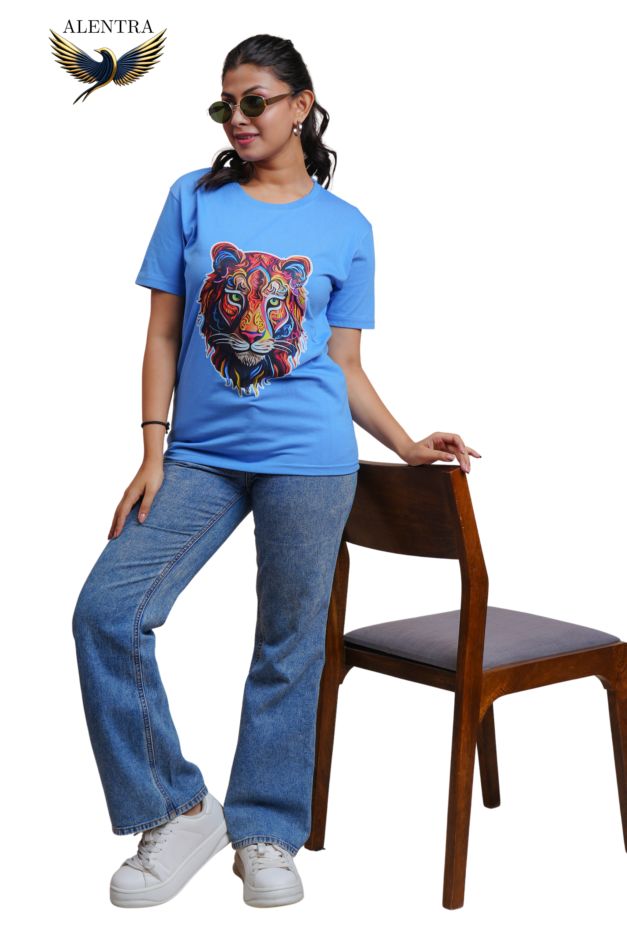 Blue Lion Graphic T-Shirt