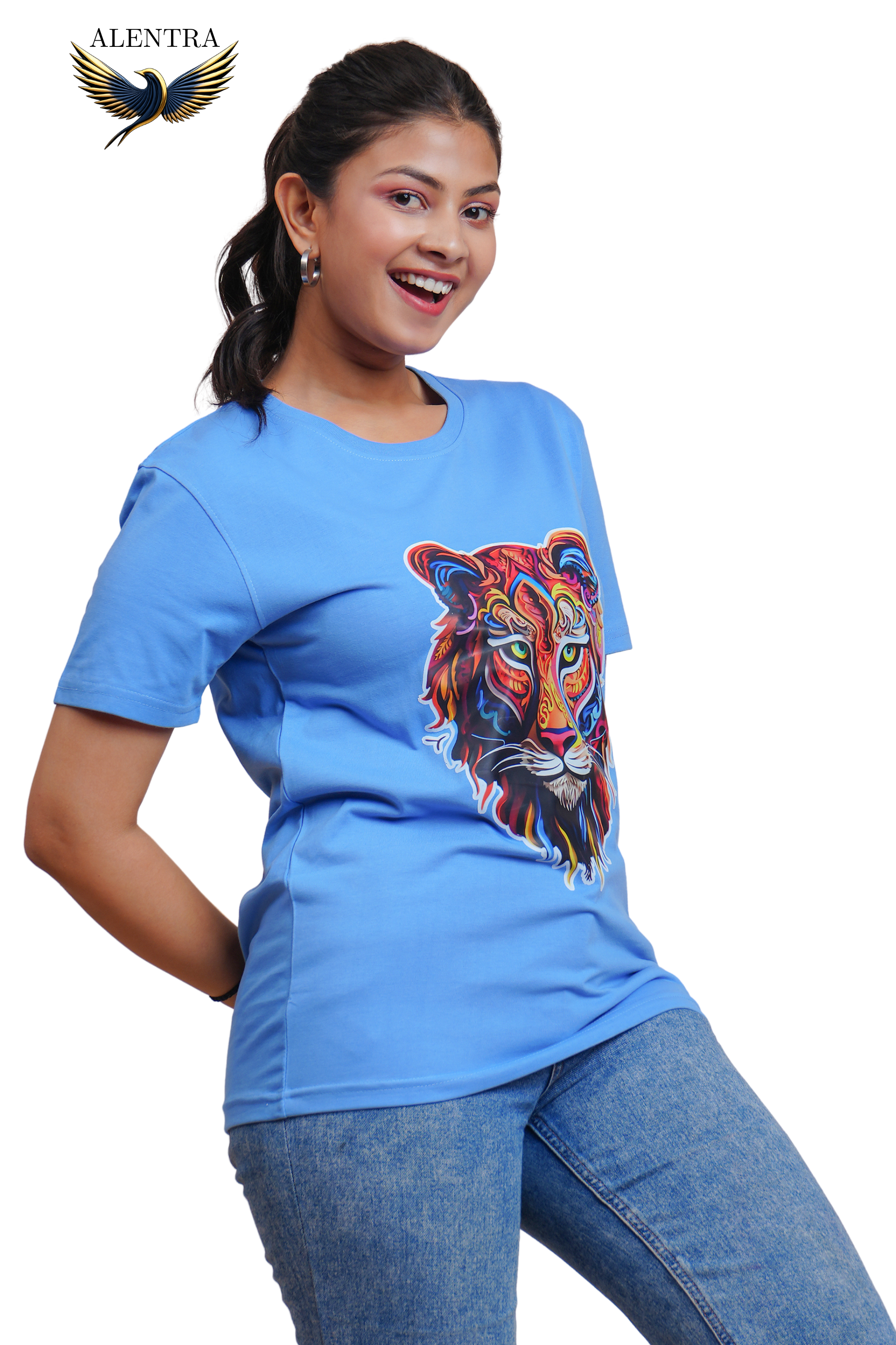 Blue Lion Graphic T-Shirt