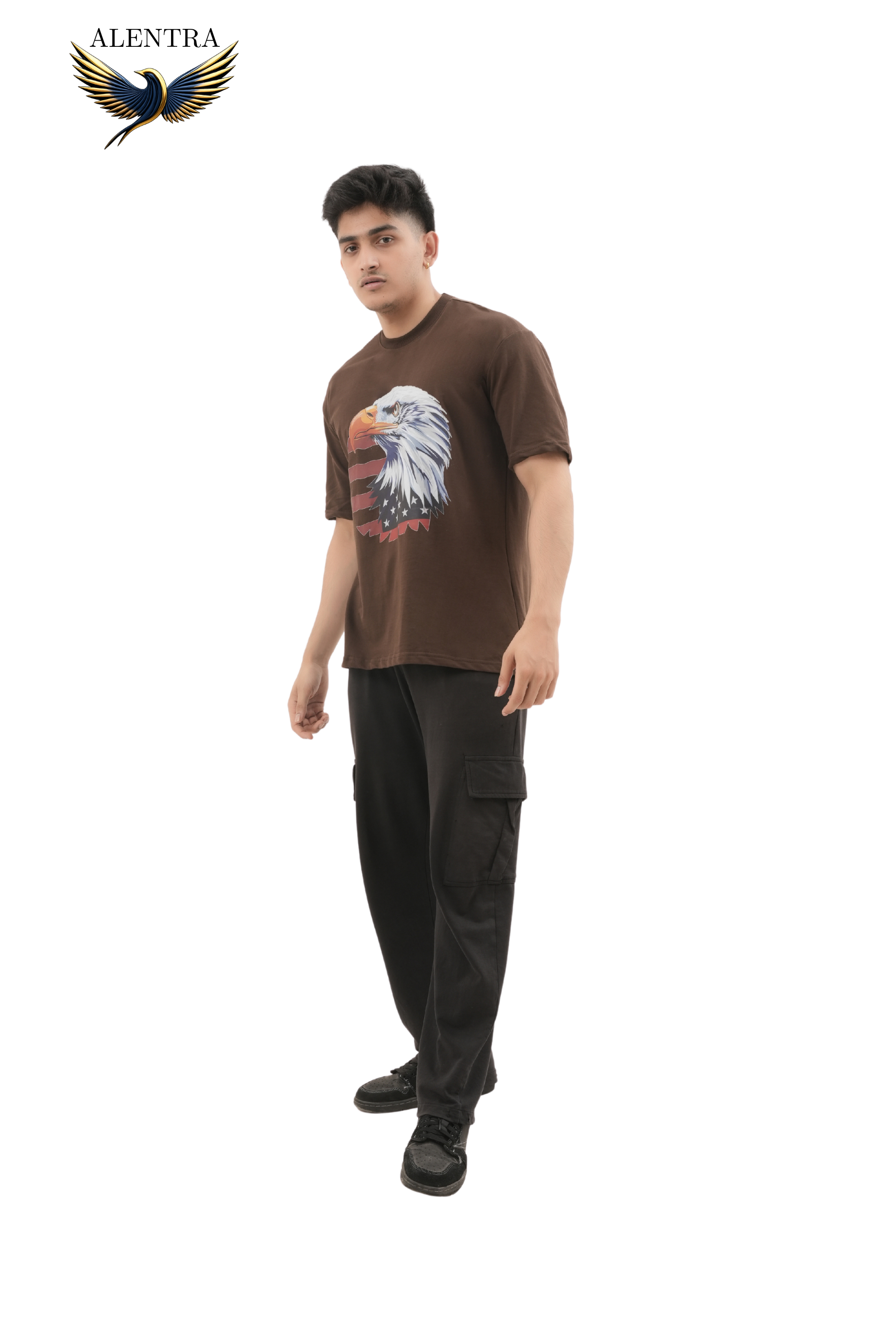 Eagle Graphic Brown T-Shirt