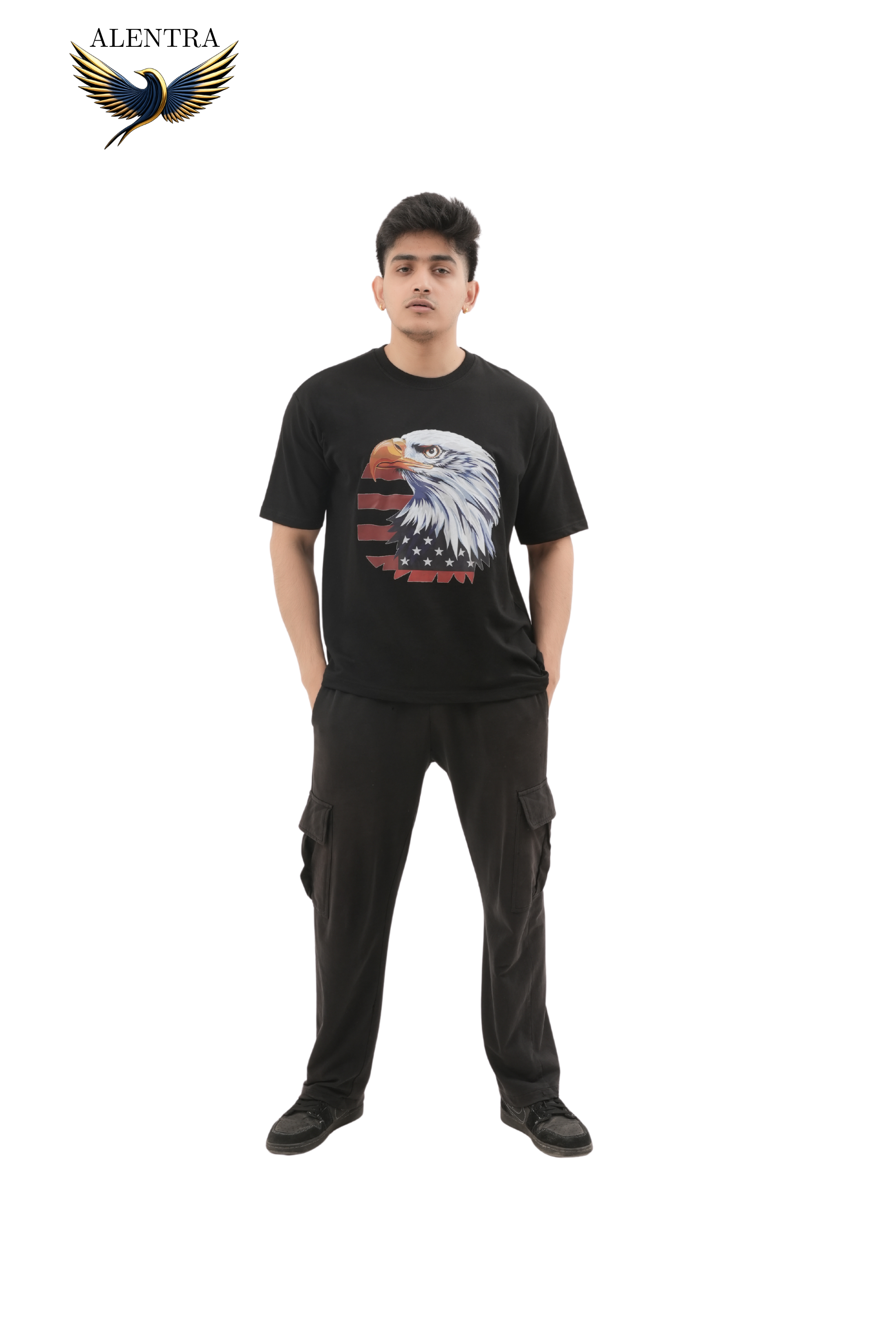 Eagle Graphic Black T-Shirt