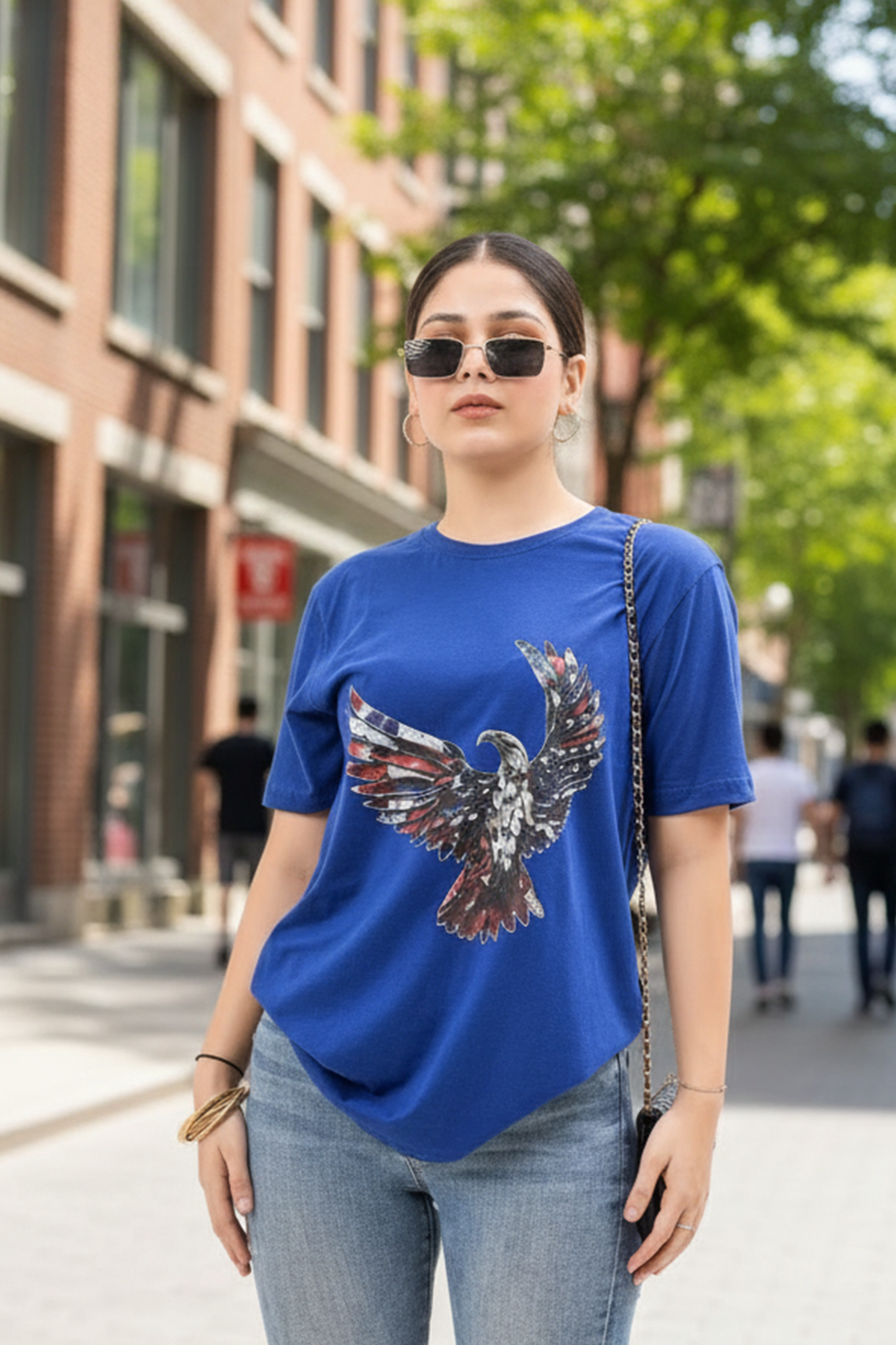 ALENTRA Women DTF High Quality pure cotton fashion t-shirts 
