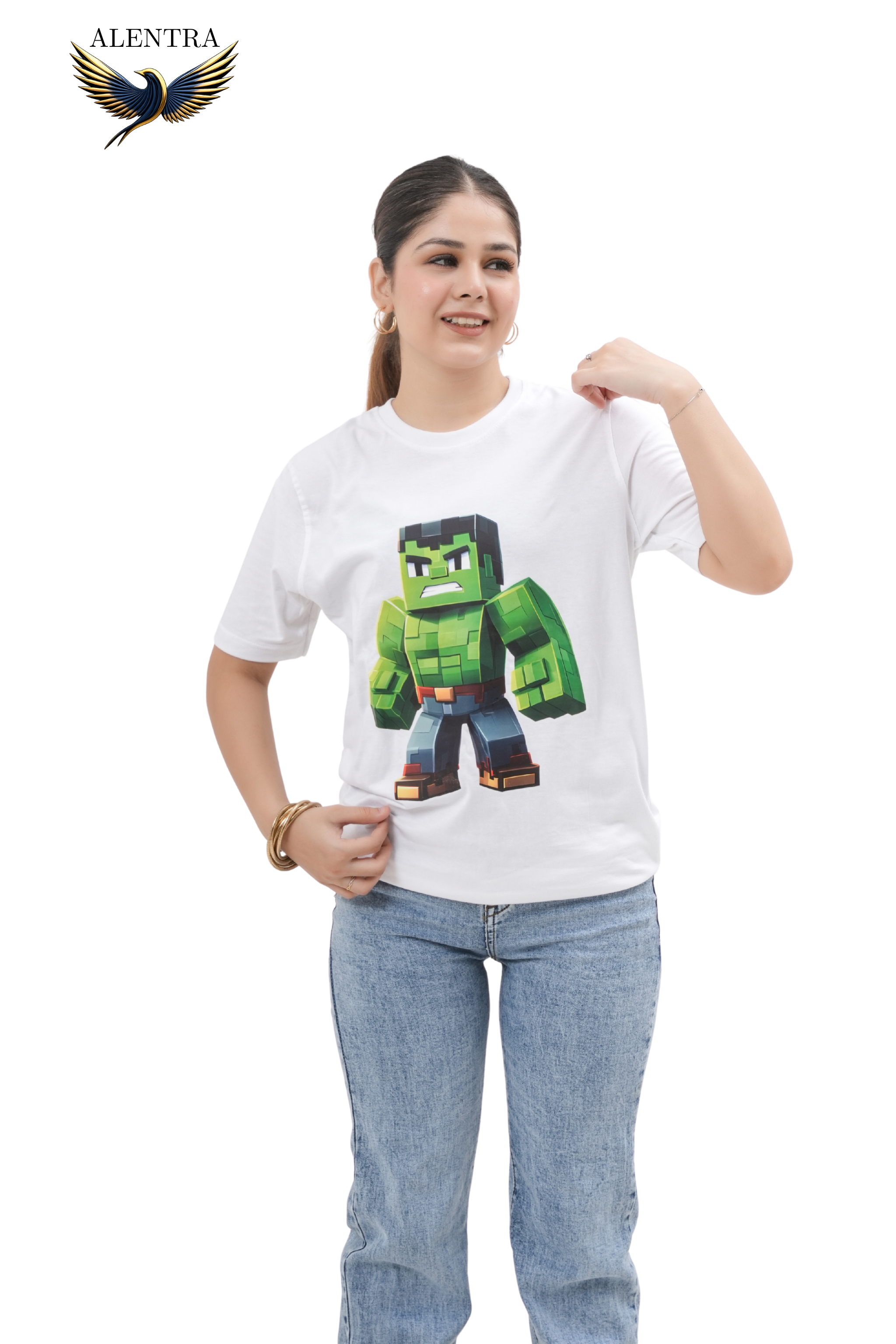 Pixel Hulk Graphic T-Shirt