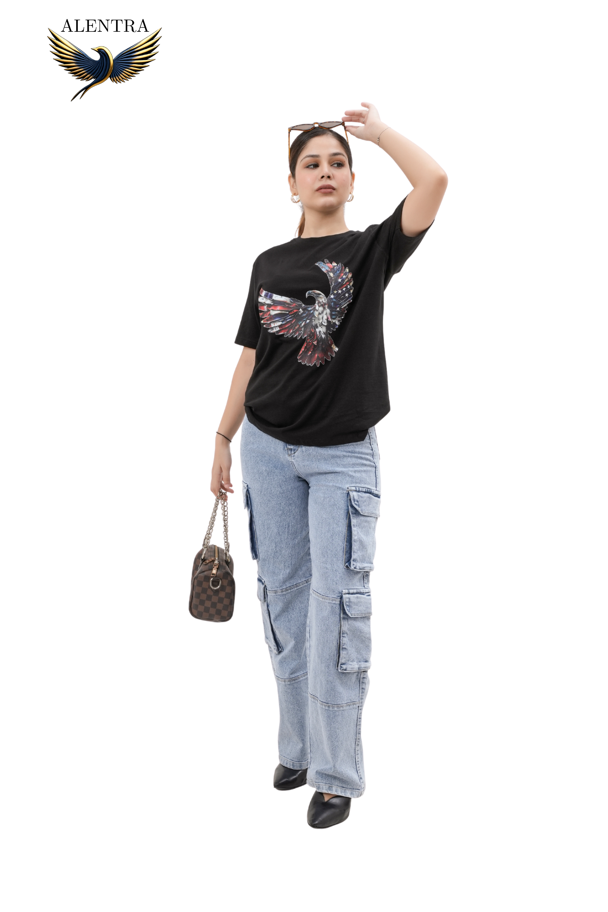 Graphic Eagle Black T-Shirt