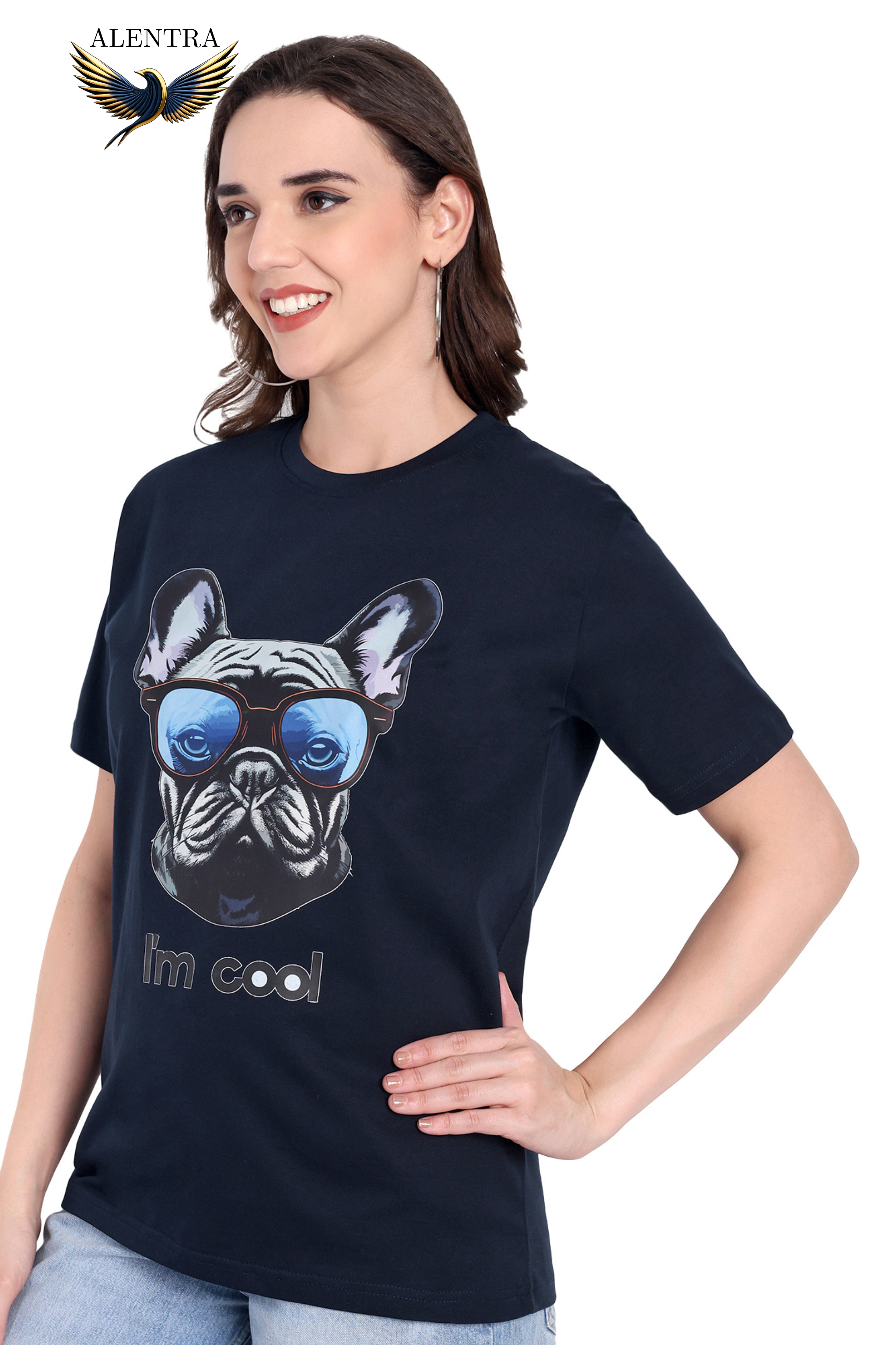 Cool Bulldog Graphic T-Shirt