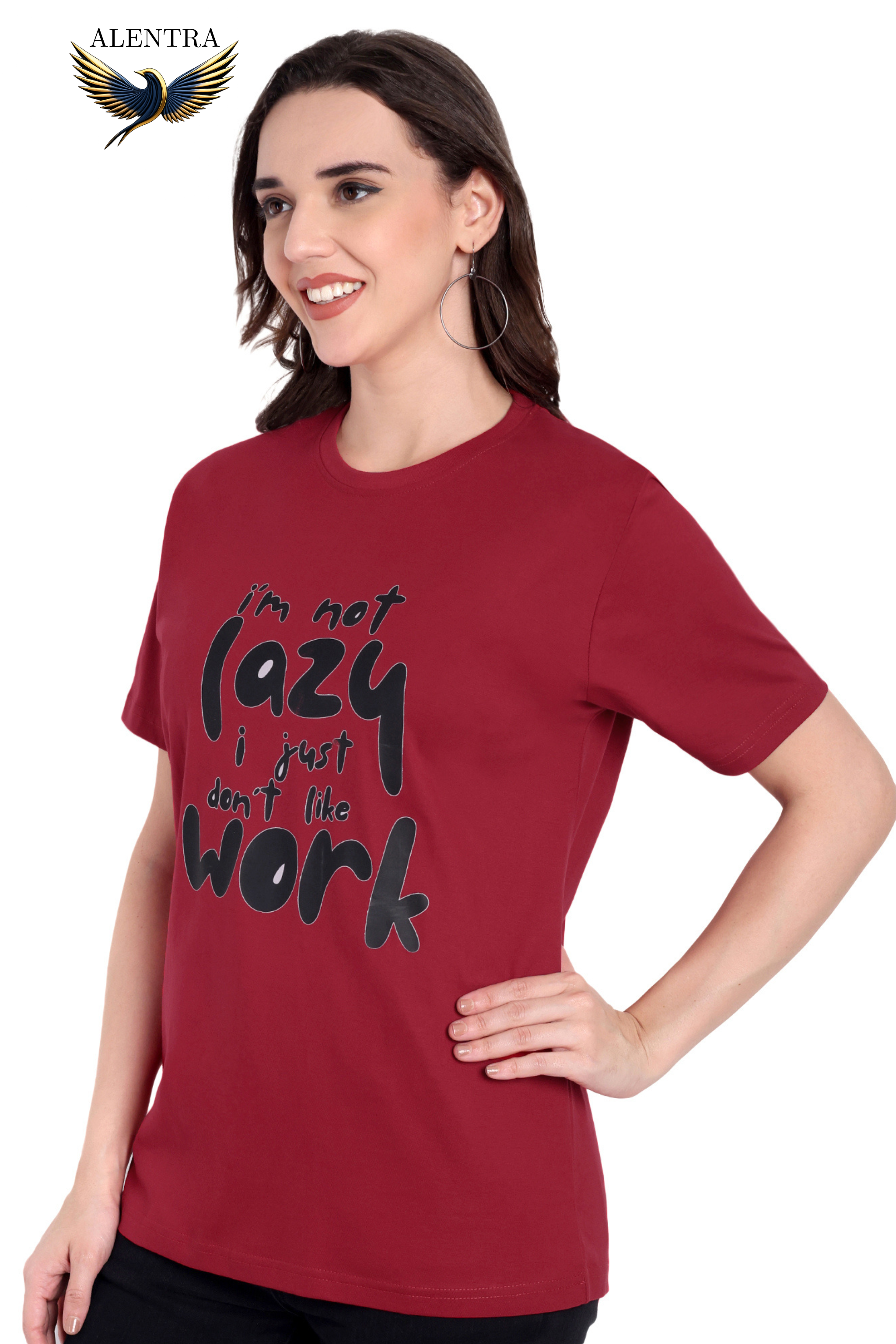 Lazy Quote Red T-shirt