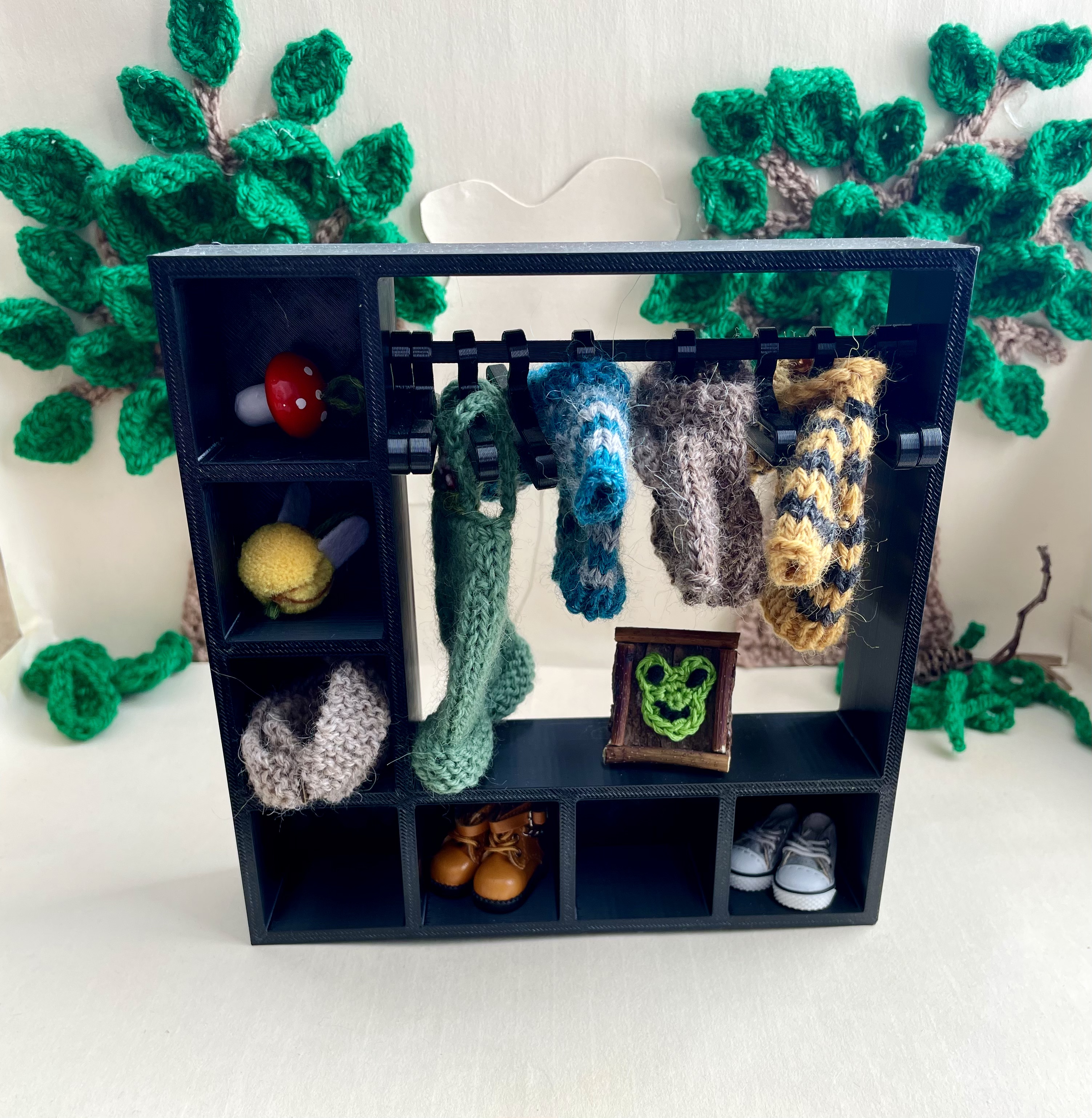 Wardrobe full of Froggy outfits 
