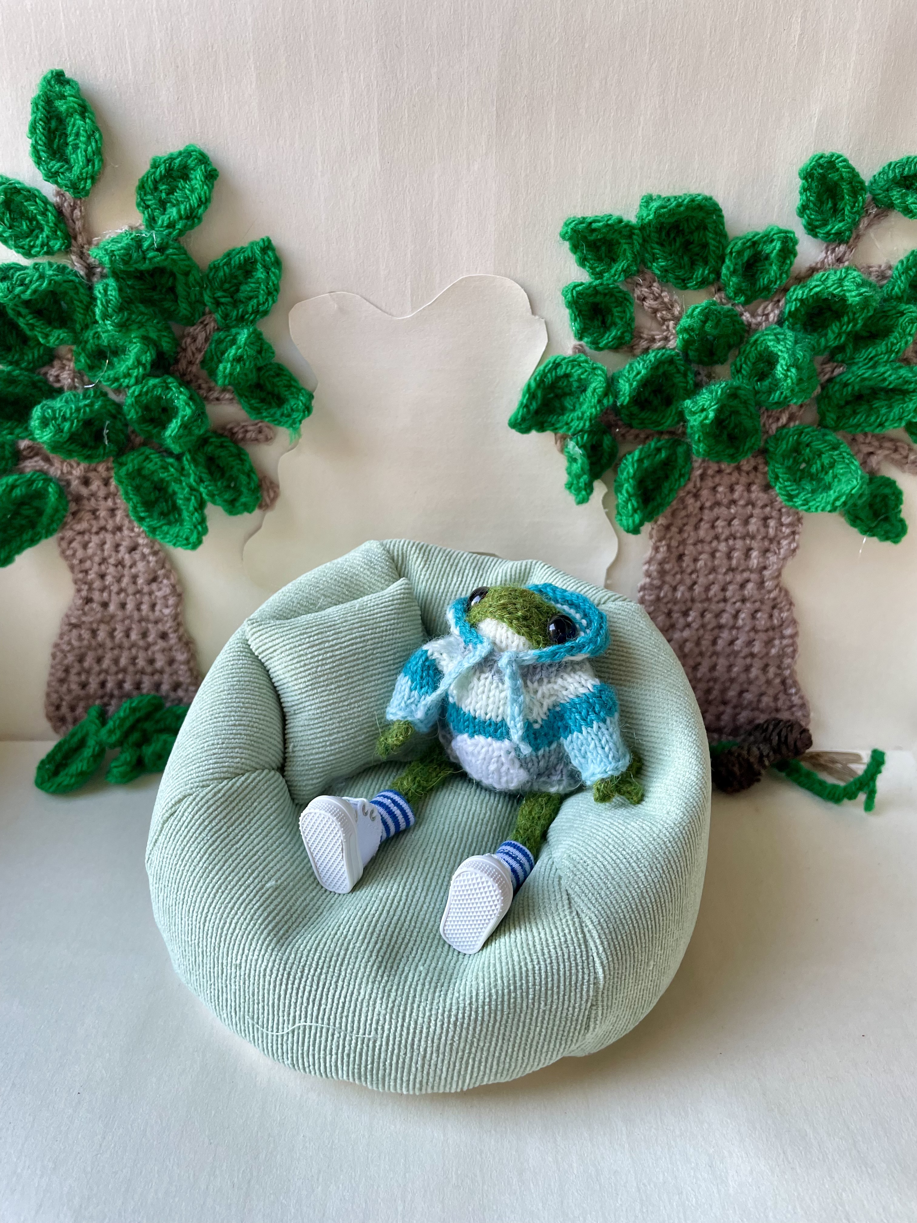 Small Bean Bag for Froggies and small dolls 