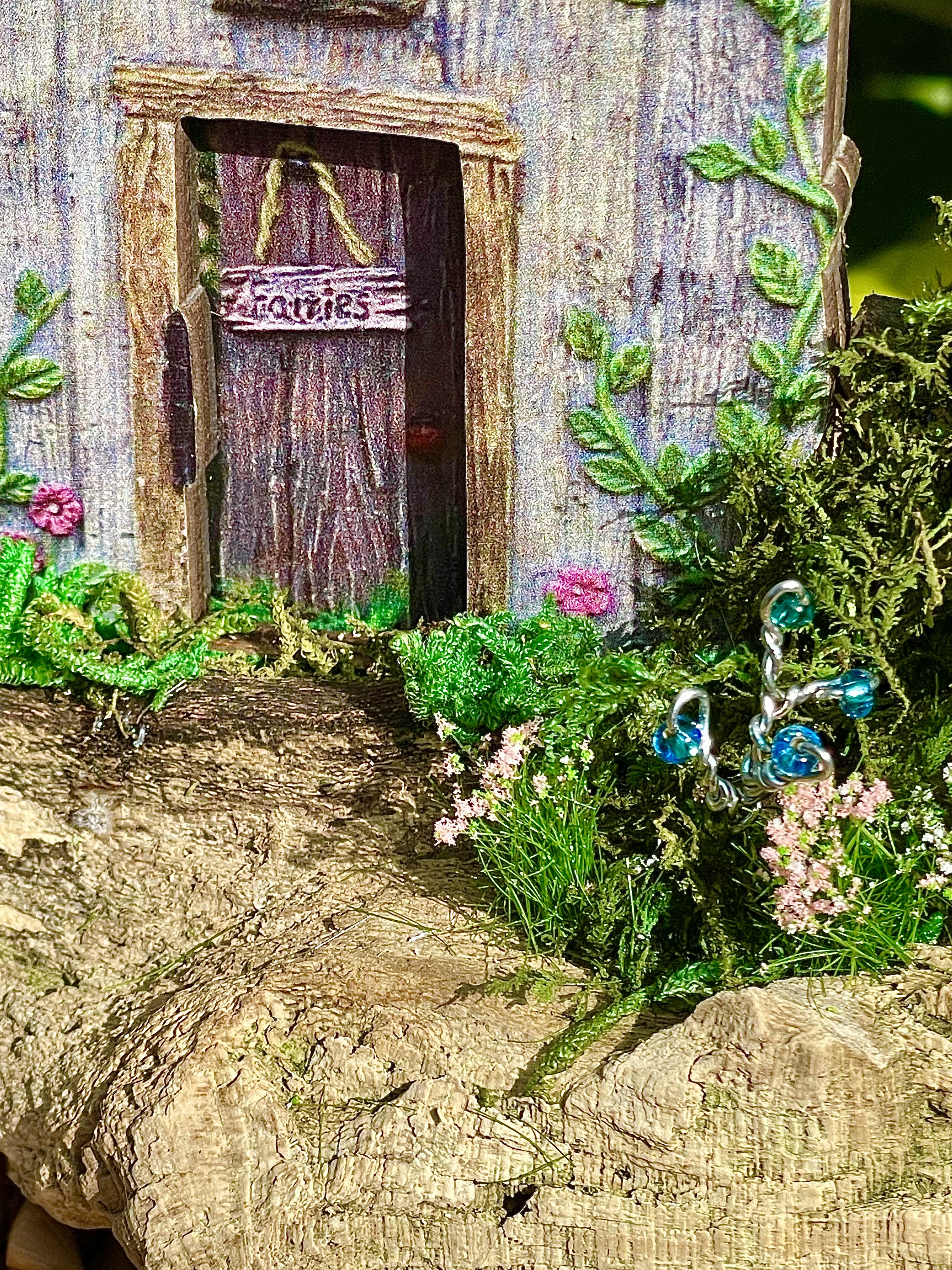 Pretty fairy house ornament