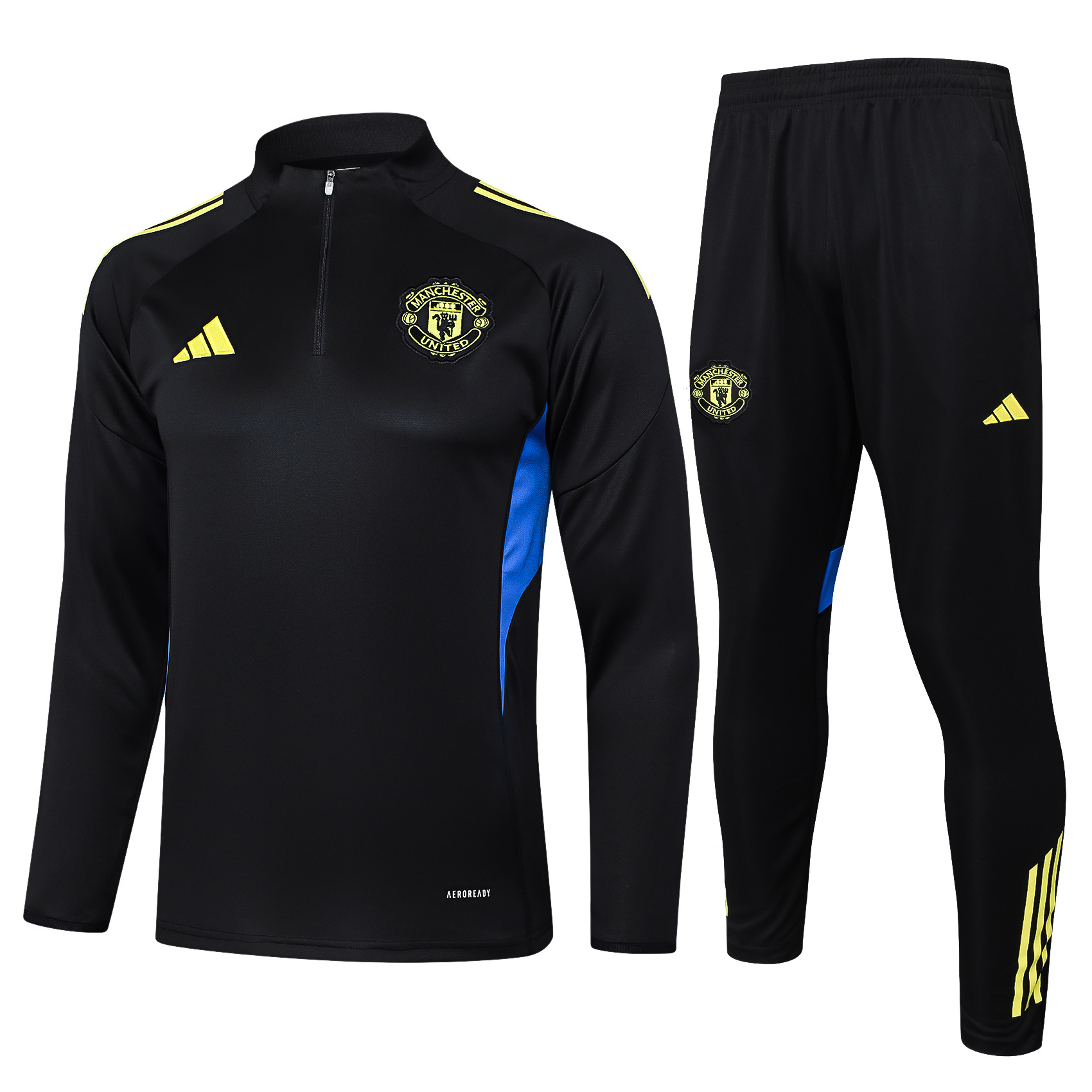 Manchester United Half Zip Training Track Suit - Kids