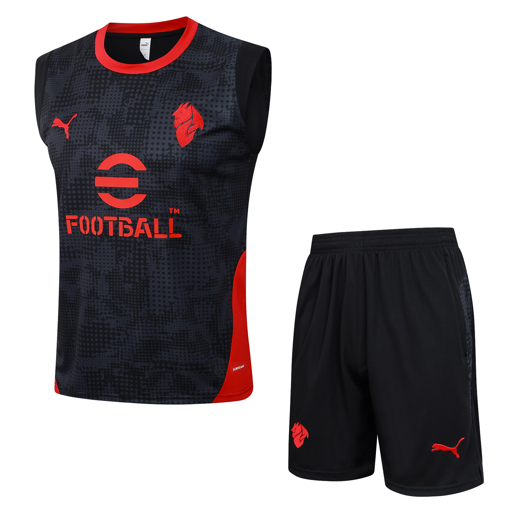 AC Milan Sleeveless Training Tank and Short
