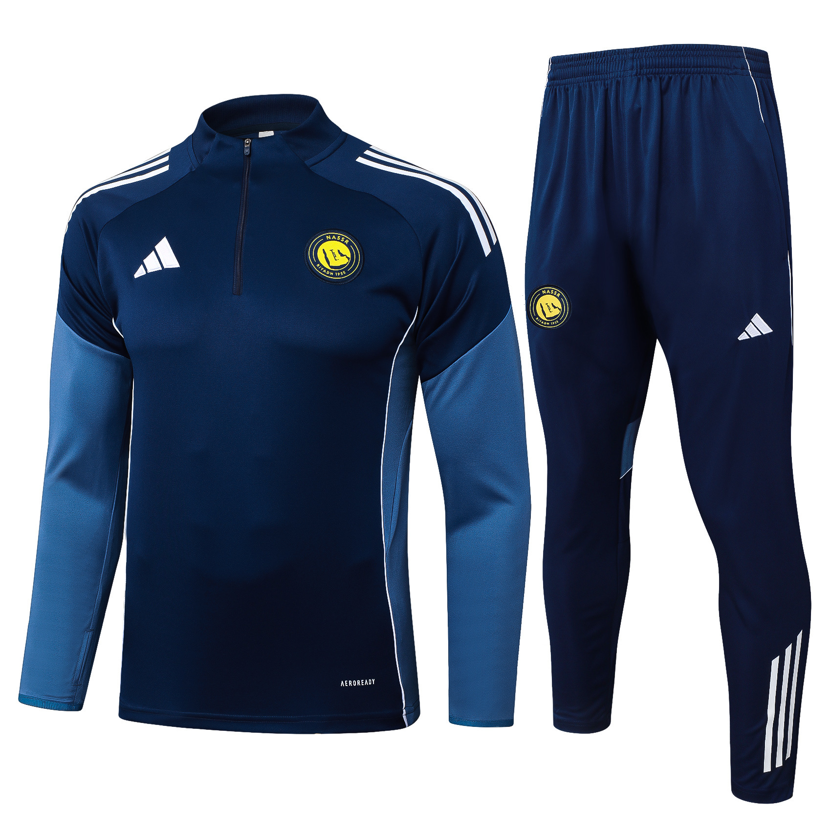 Al Nassr Half Zip Training Track Suit - Adult