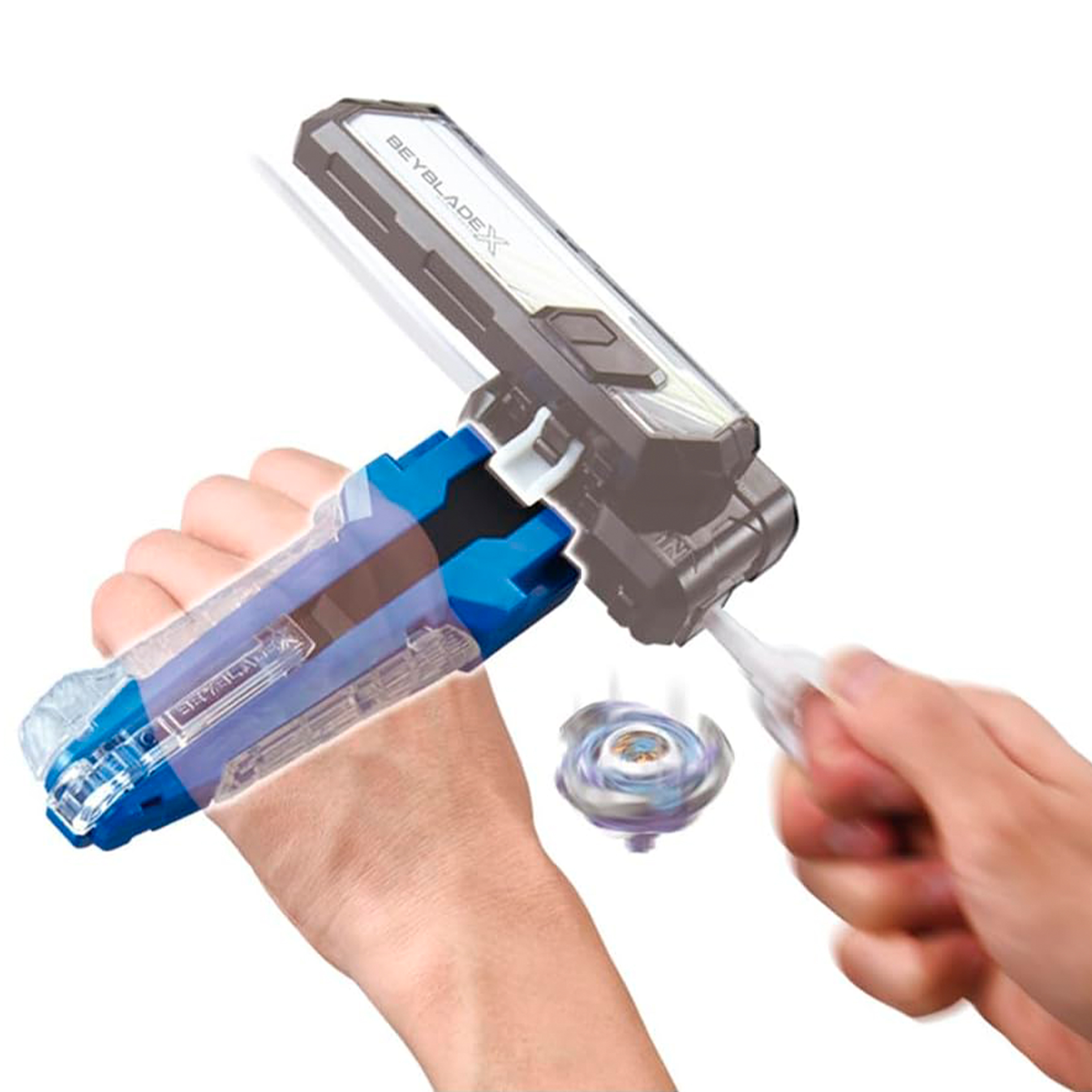 Takara Tomy Beyblade X Launcher Grip Azul de Goma