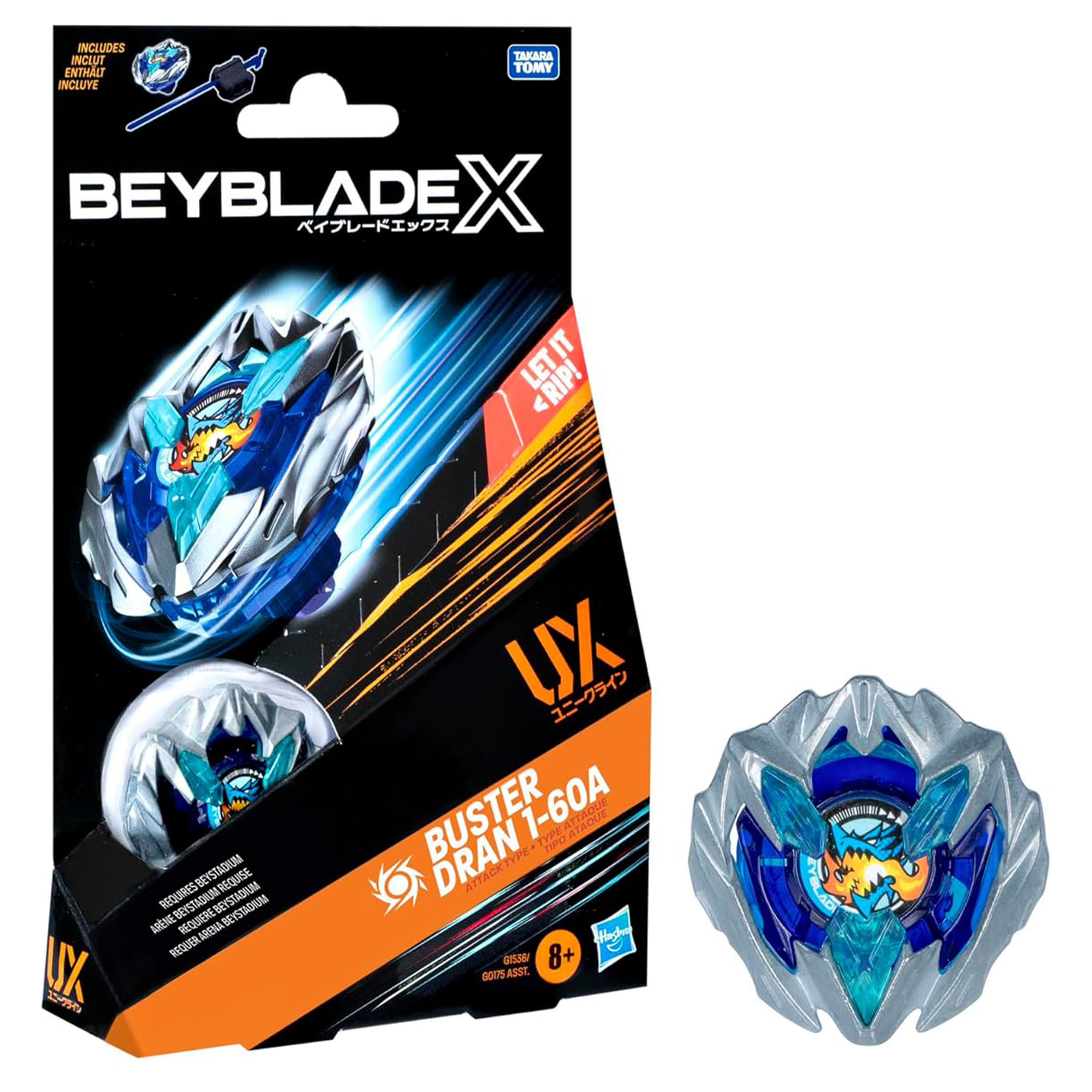 Beyblade X Buster Dran 1-60A