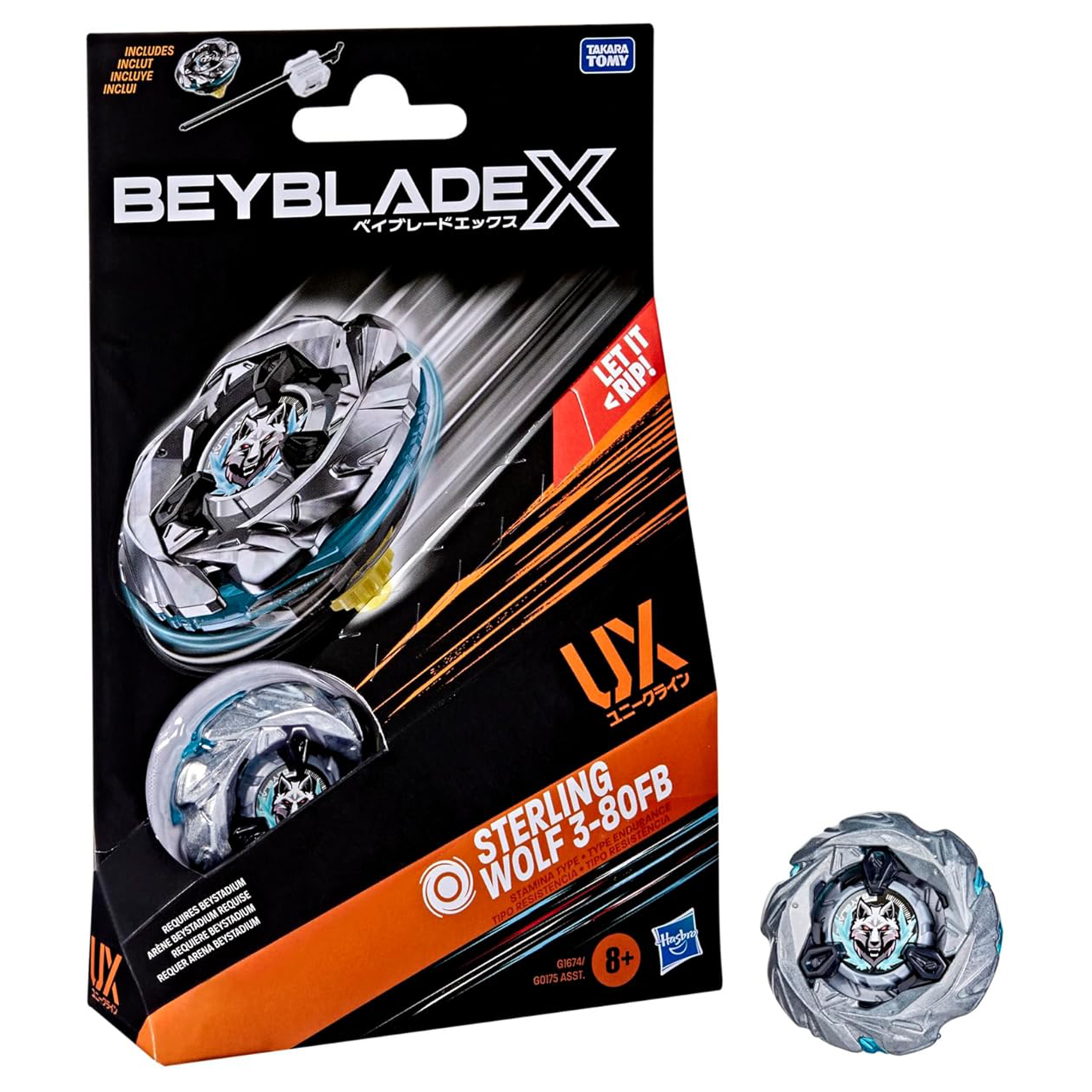 Beyblade X Sterling Wolf 3-80FB