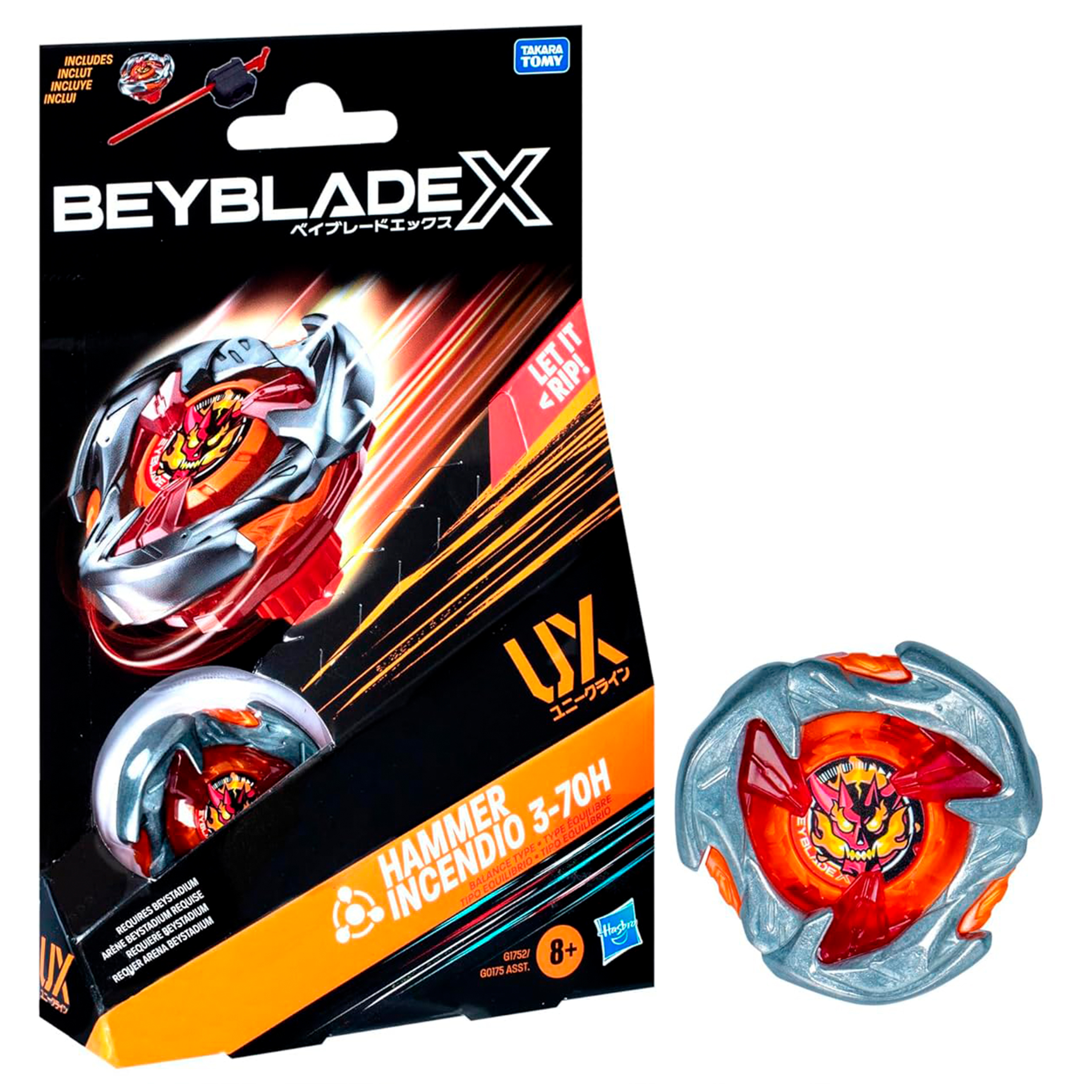 Beyblade X Hammer Incendio 3-70H
