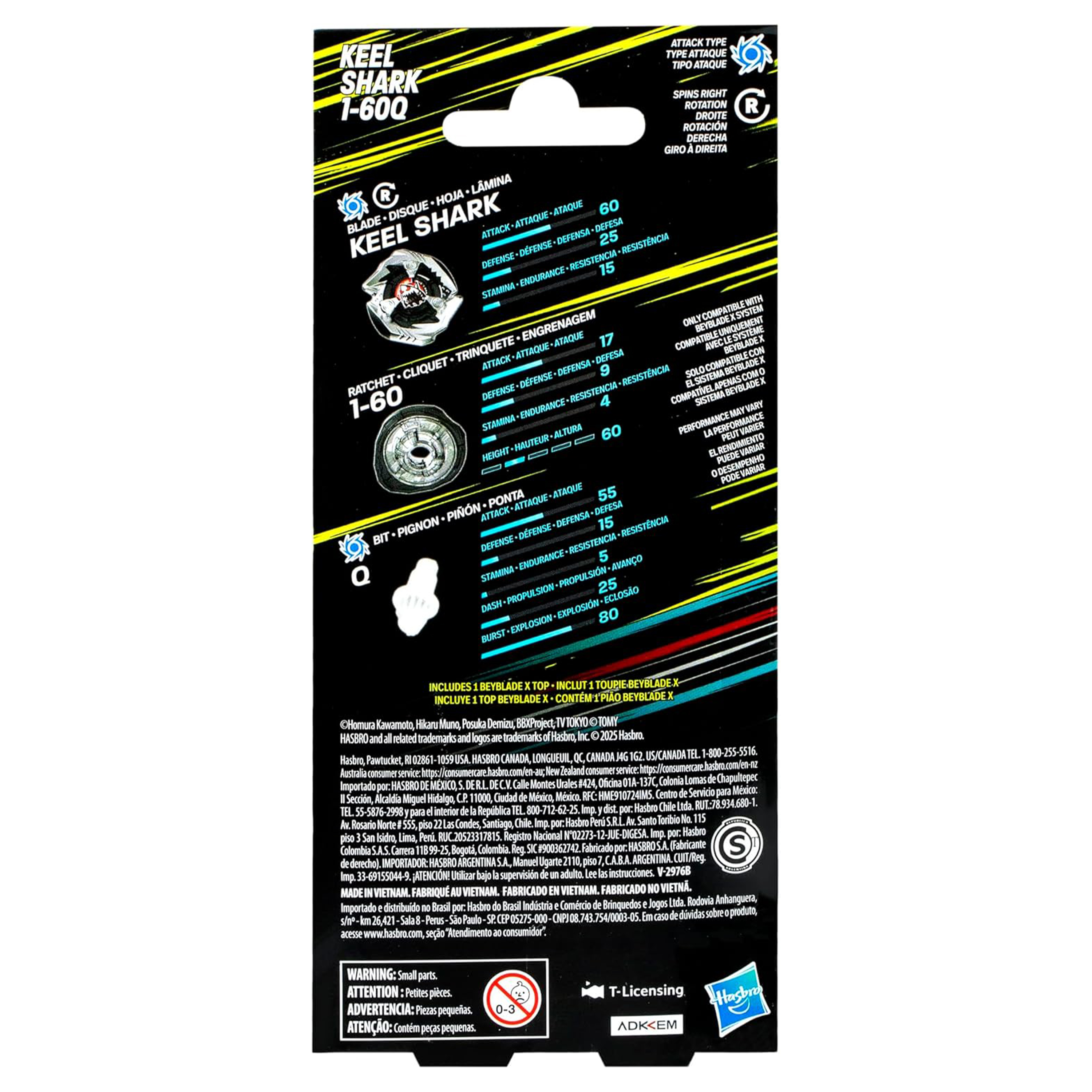 Beyblade X Keel Shark 1-60Q