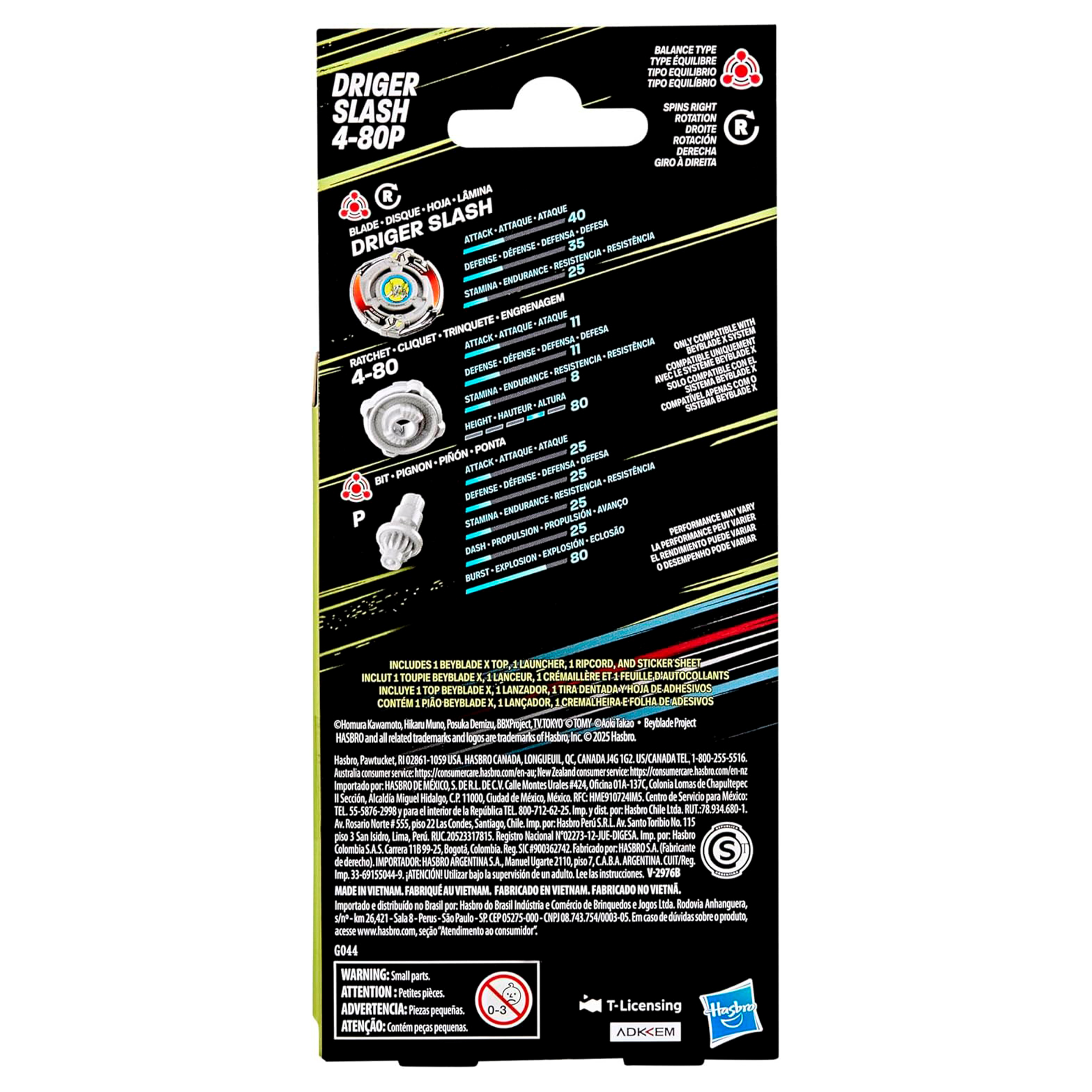 Beyblade X Driger Slash 4-80P