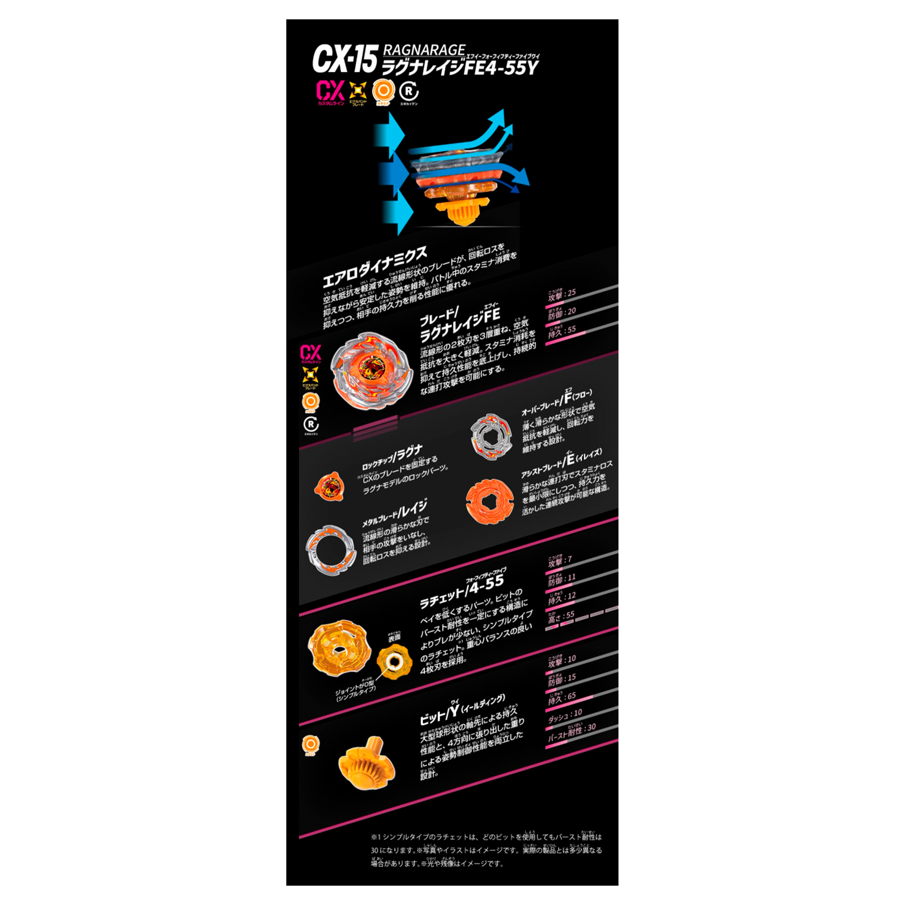 Beyblade X Ragnarage FE 4-55Y