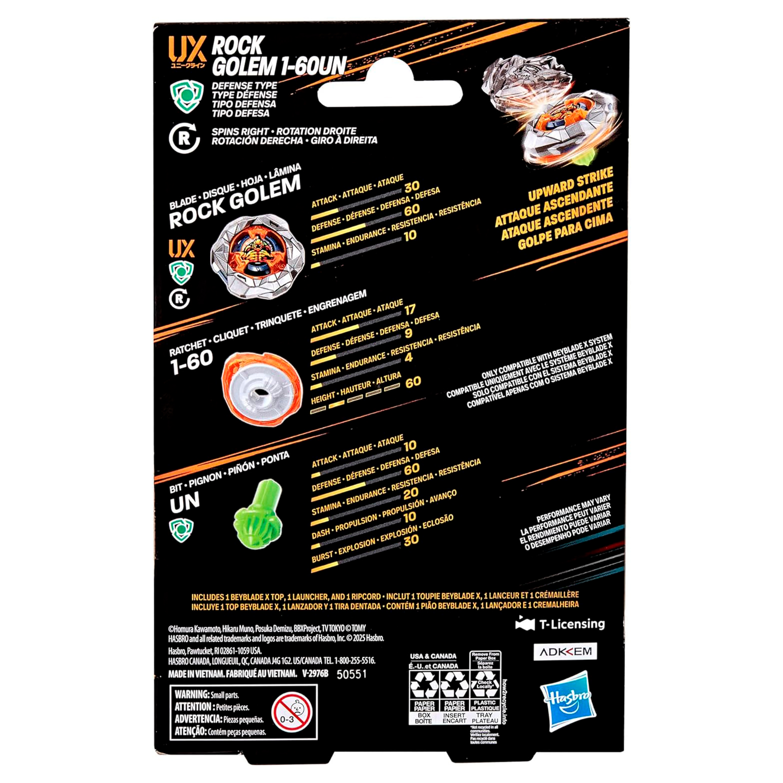 Beyblade X Rock Golem 1-60UN