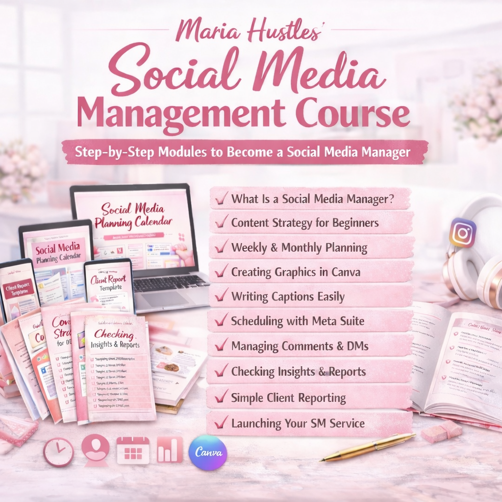 🌸 SOCIAL MEDIA MANAGEMENT COURSE