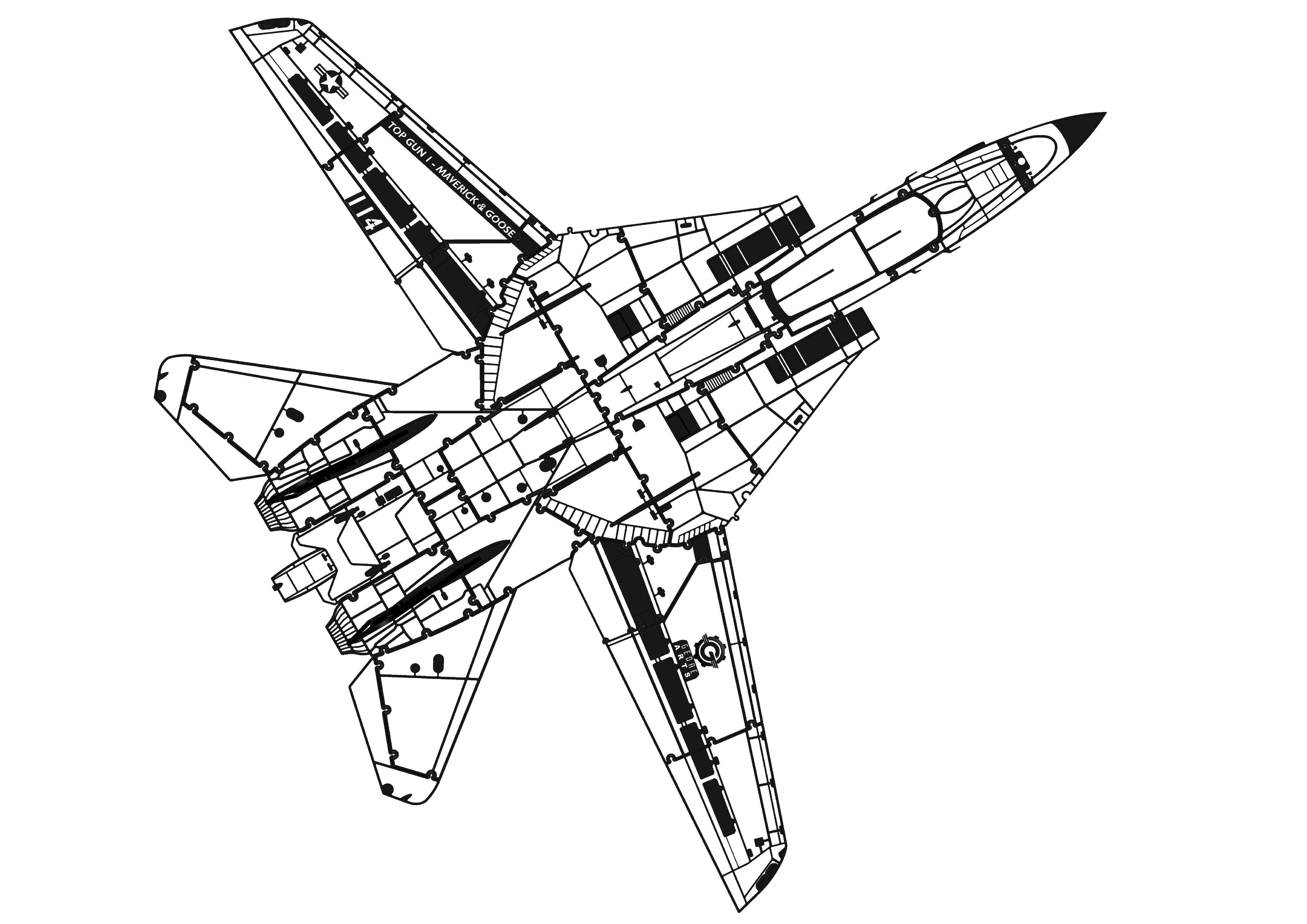 Maquetes de Parede  - Aeronaves de Combate