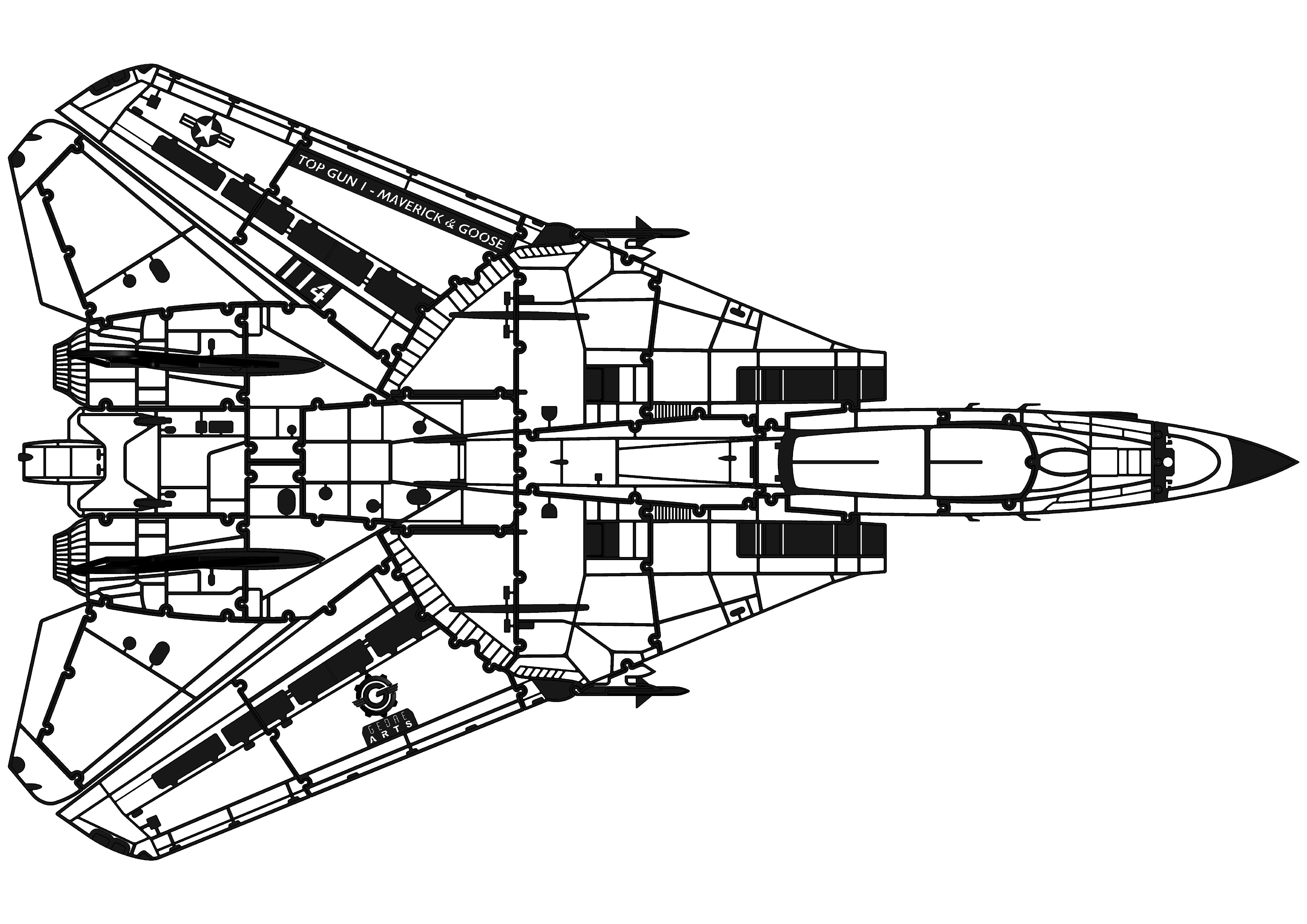 Maquetes de Parede  - Aeronaves de Combate