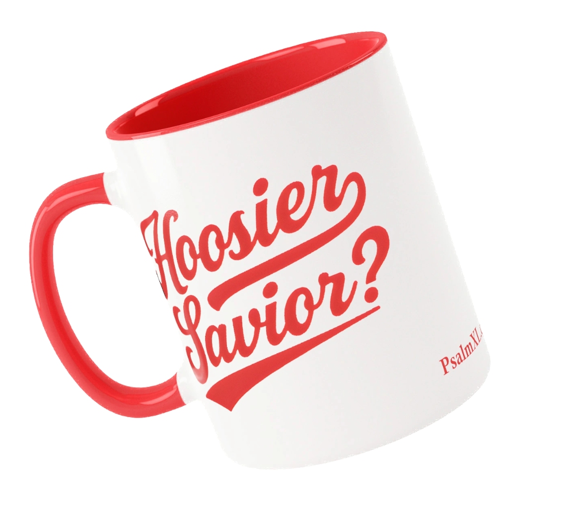 Hoosier Savior? Mug for Jesus (and Indiana!) Fans