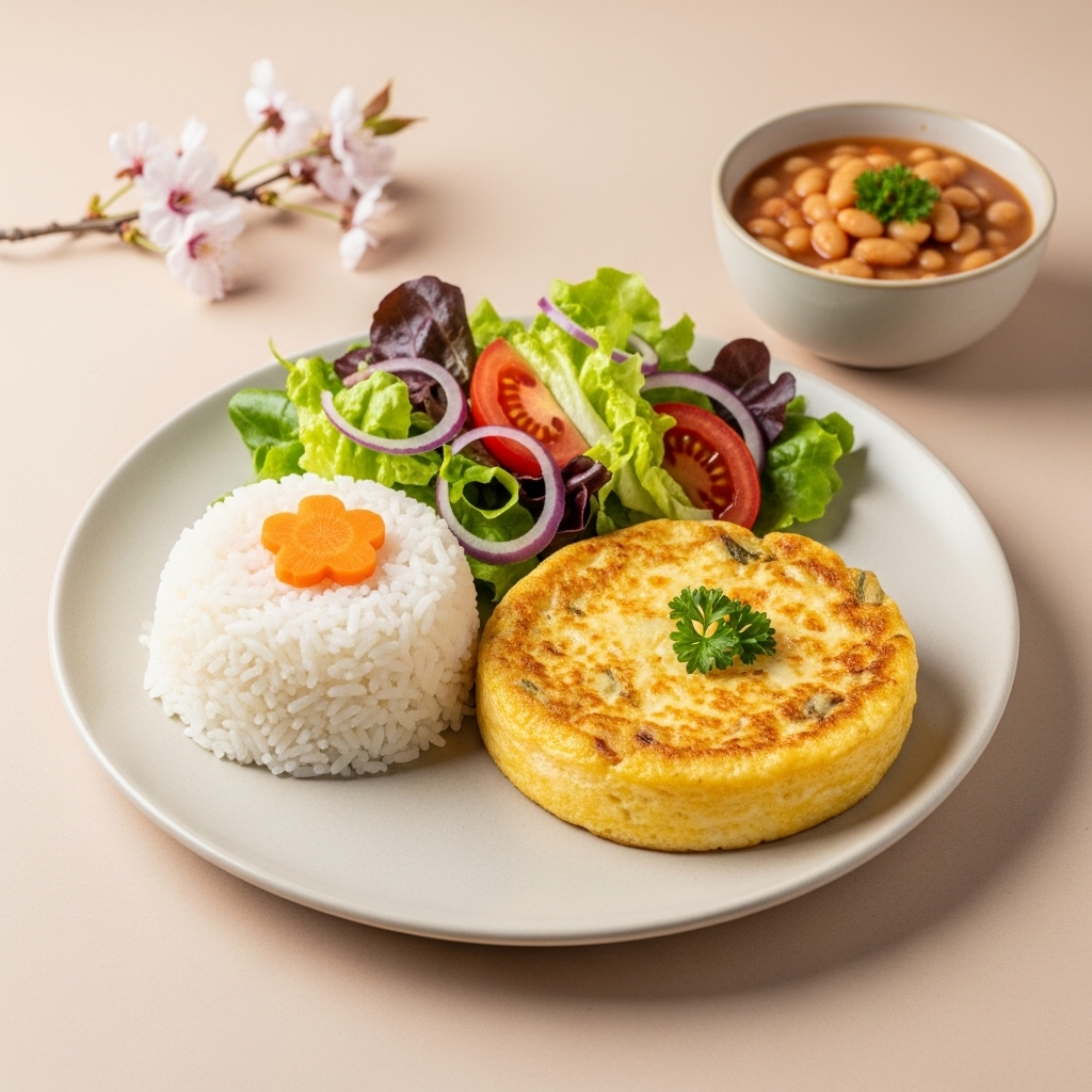 Omelete de calabresa