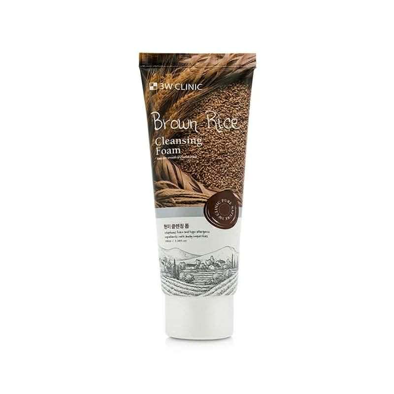 3W Clinic Brown Rice Cleansing Foam Facewash