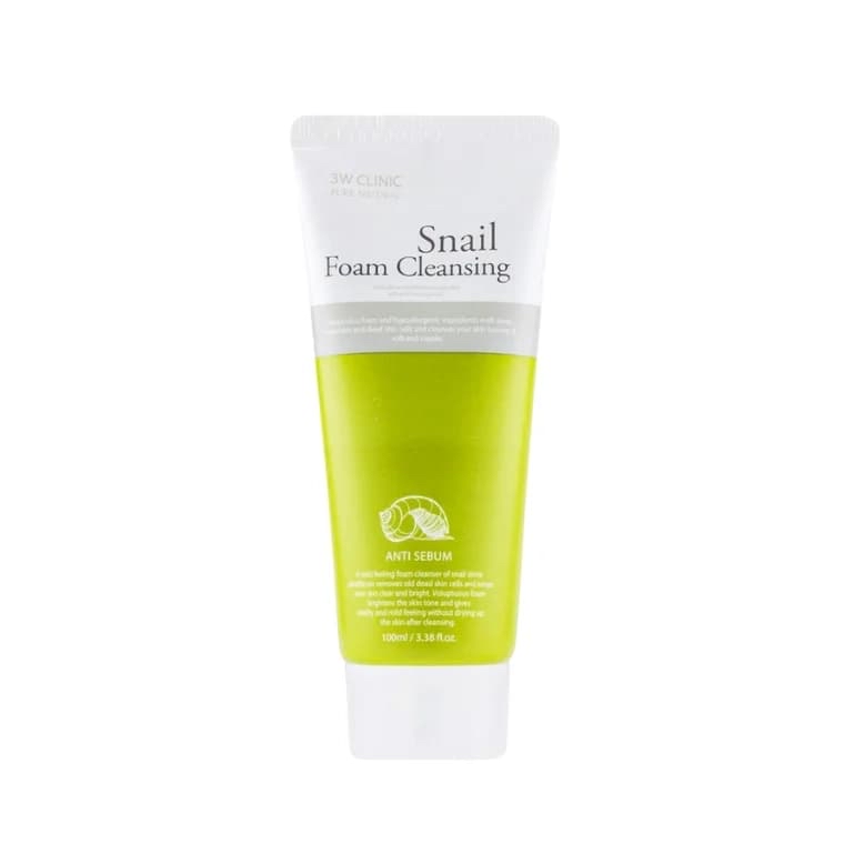 3W Clinic Snail Foam Cleansing