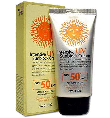 3W Clinic Intensive UV Sunblock Cream