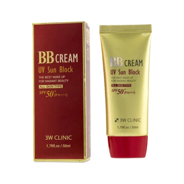 3W Clinic BB Cream UV Sun Block SPF 50 PA+++