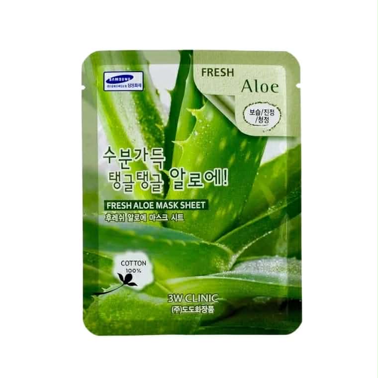 3W Clinic Fresh Aloe Mask Sheet