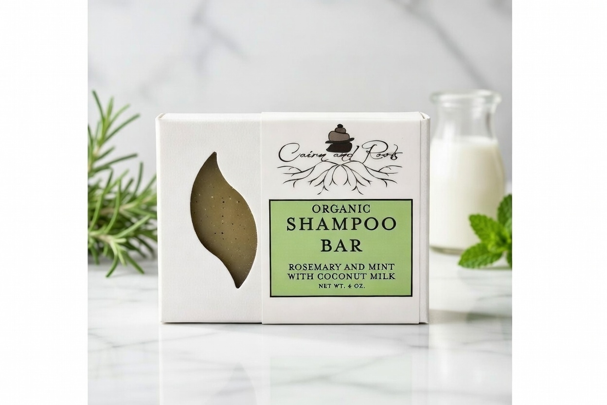 Rosemary & Mint Shampoo Bar with Coconut Milk