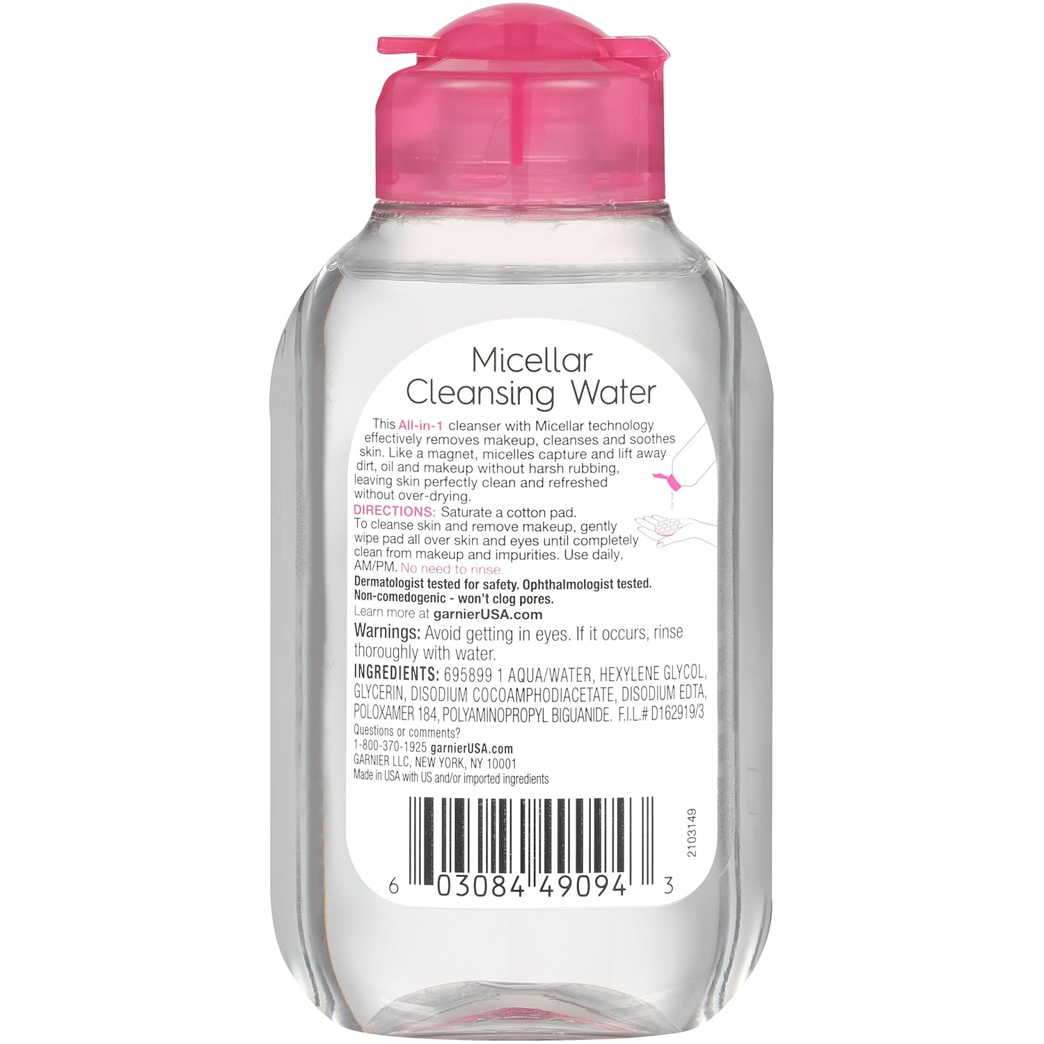 Garnier Micellar Cleansing Water, All-in-1 Makeup Remover and Facial Cleanser