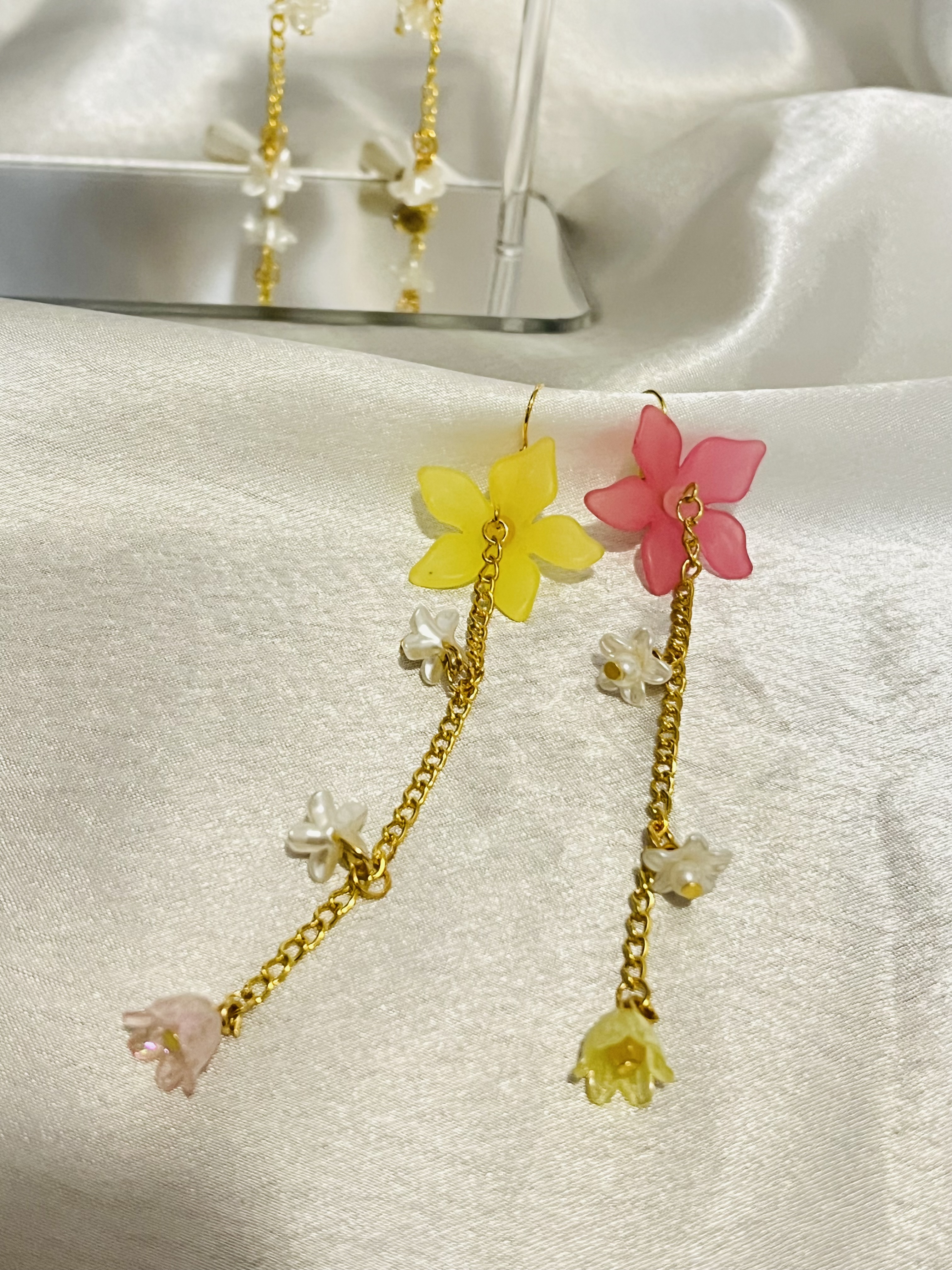 Gardenia Drops - Yellow/Pink