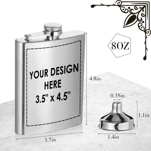Custom Engraved Flask