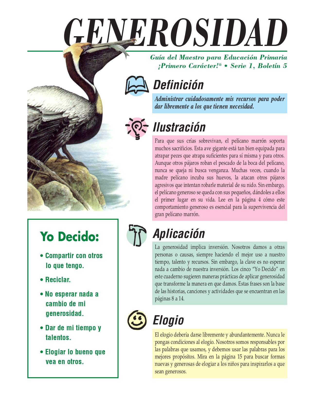 Generosidad | Educación | Serie 1